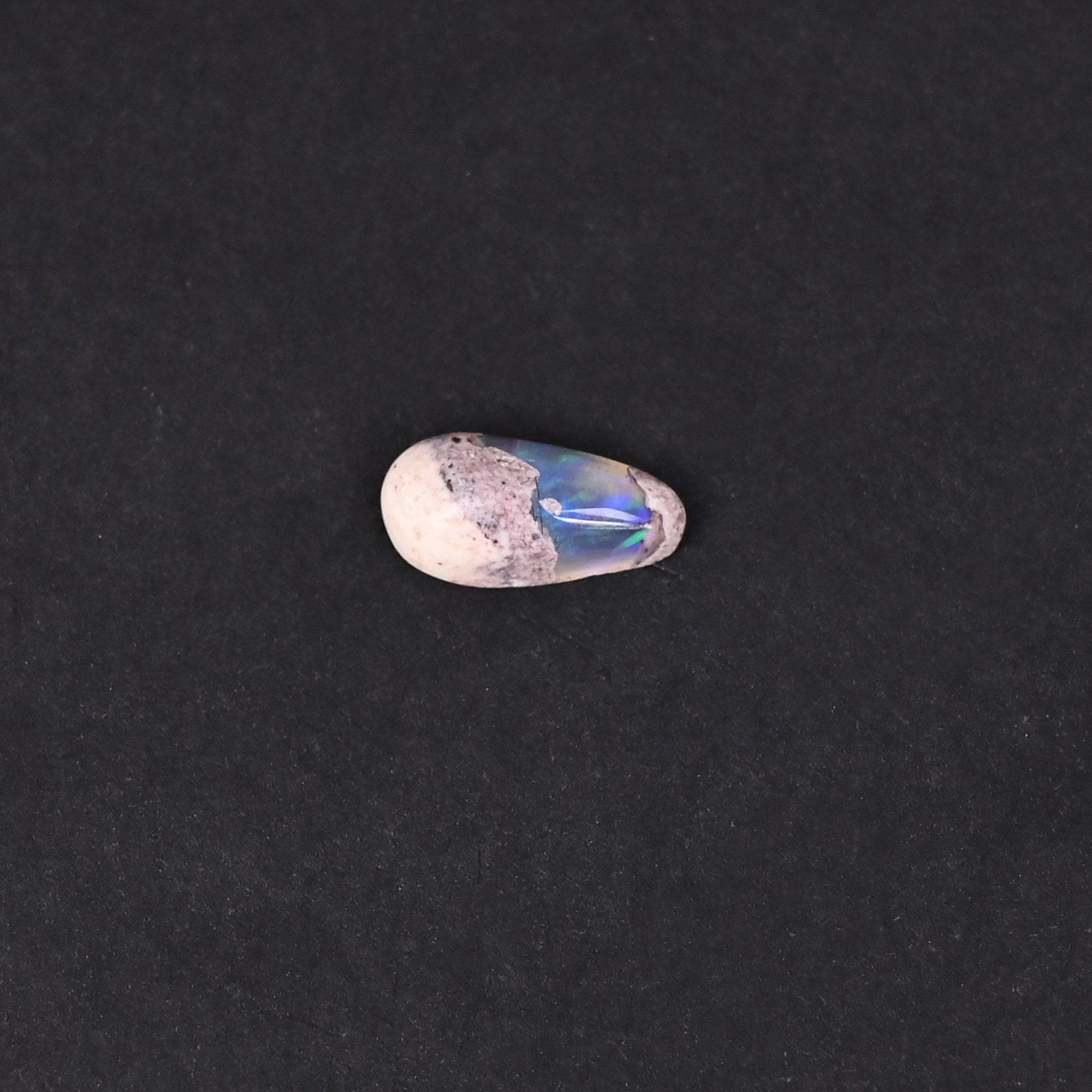 Natural Fire Opal Loose Gemstone -15 Carat Pear 11x5 mm Flat-back Cabochon for Jewelry Making   1 Pcs