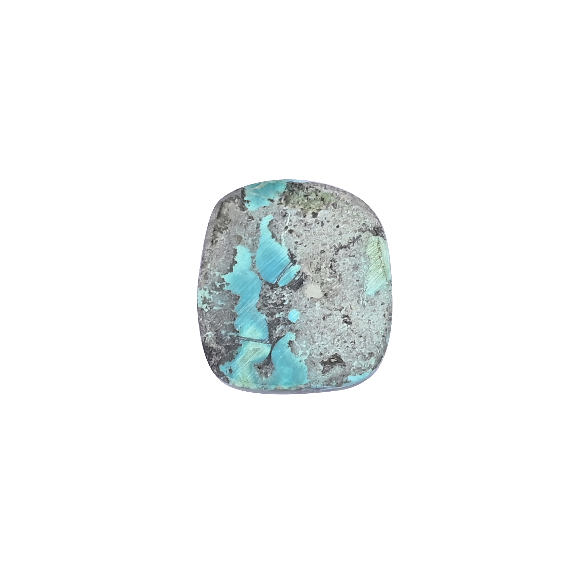 Natural Malachite Loose Gemstone 18 Carat Rectangle 19x16 mm Flat-back Cabochon for Jewelry Making 1 Pcs