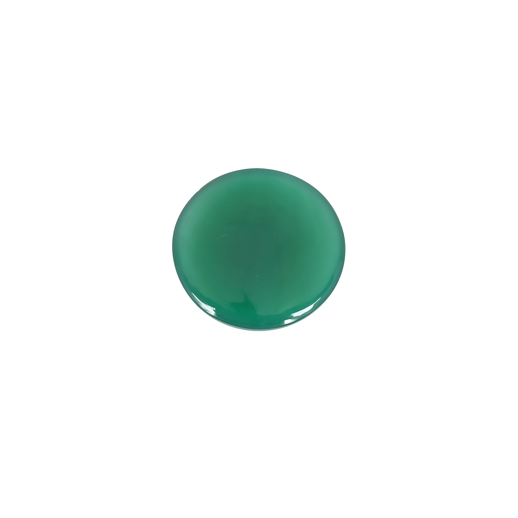 Natural Green Onyx 24mm Round Cabochon Gemstone Ideal For Jewelry Making