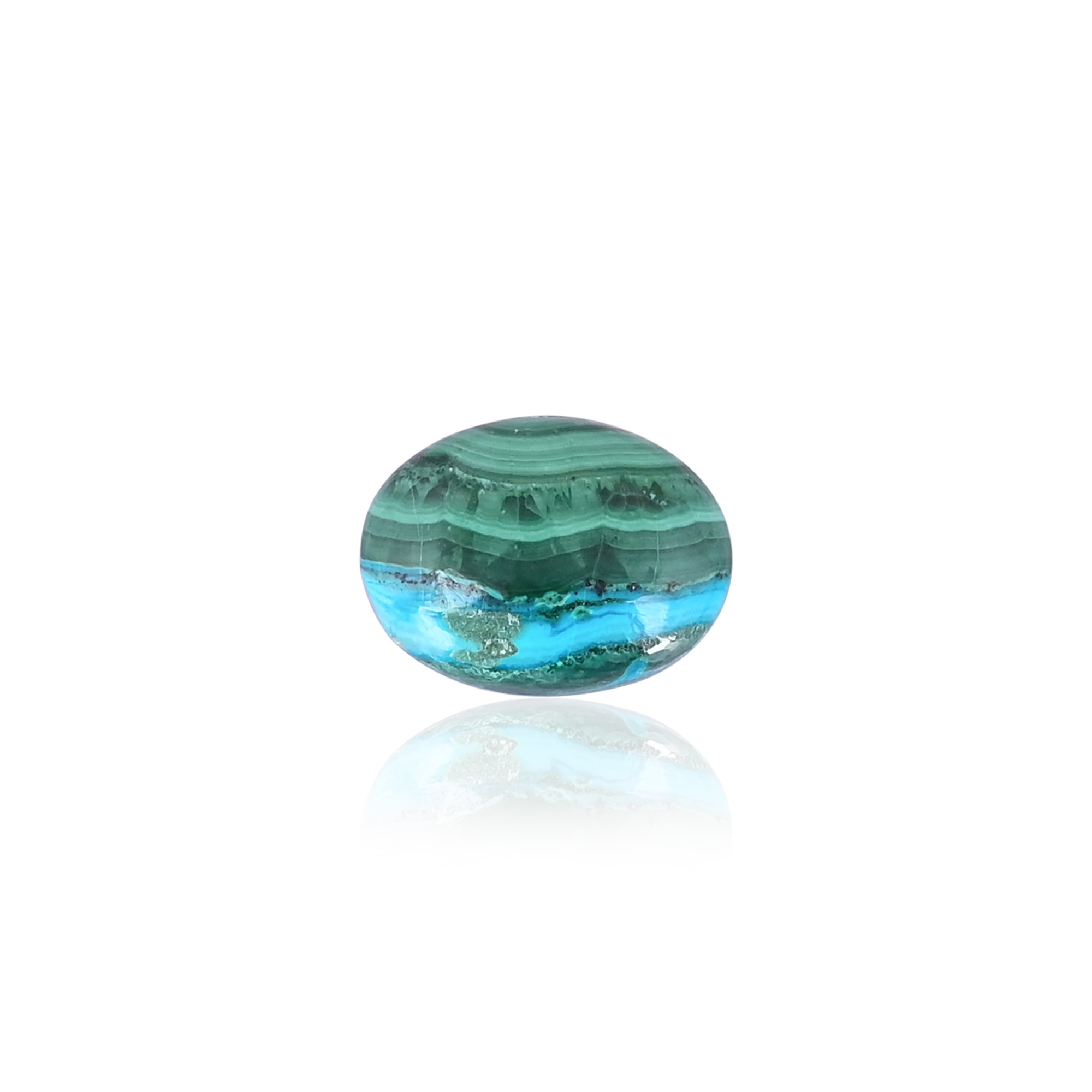 Chrysocolla Malachite Natural Stones Oval Shape 12Pcs Wholesale Lot 216Cts Making for jewelry