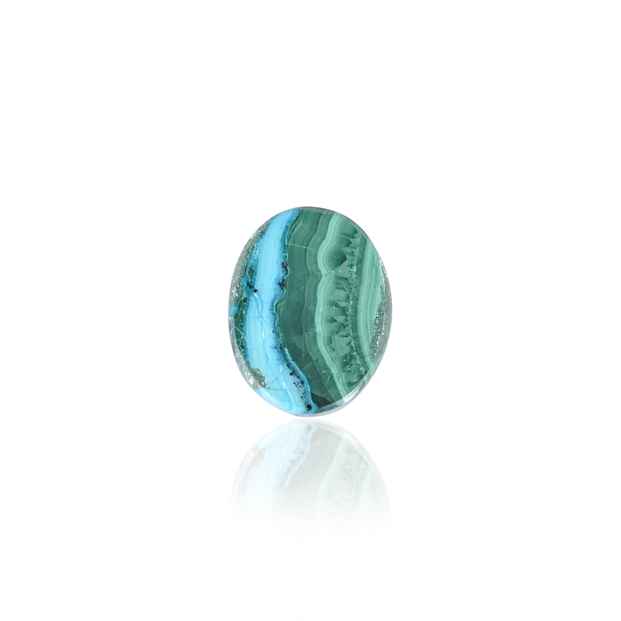 Chrysocolla Malachite Natural Stones Oval Shape 12Pcs Wholesale Lot 216Cts Making for jewelry