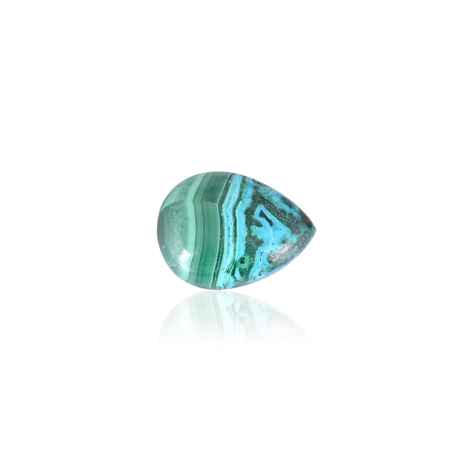 Chrysocolla Malachite Natural Stones 15640Cts Pear Shape 10pcs Wholesale Lot For Making Designer Jewelry