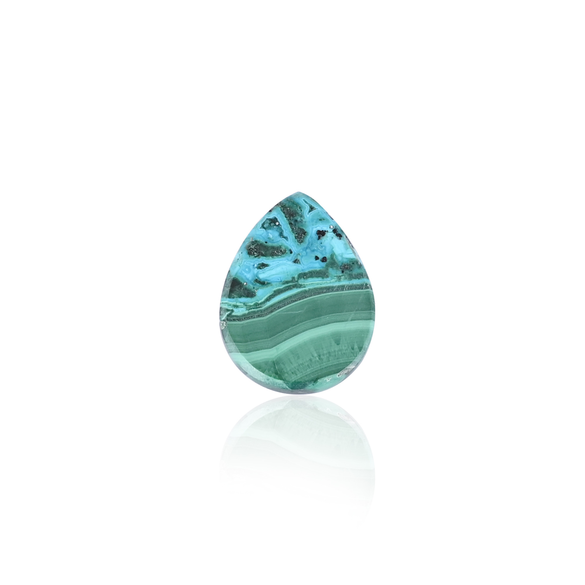 Chrysocolla Malachite Natural Stones 15640Cts Pear Shape 10pcs Wholesale Lot For Making Designer Jewelry