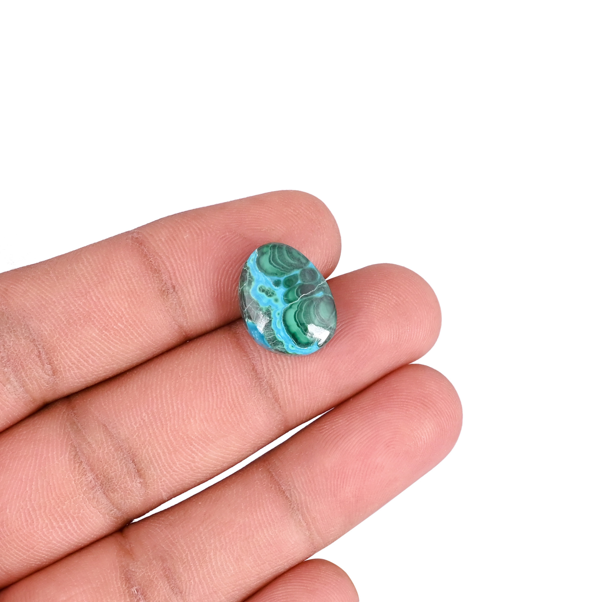 Chrysocolla Malachite Natural Stones Oval Shape 15Pcs Wholesale Lot 6335Cts Making For Jewelry