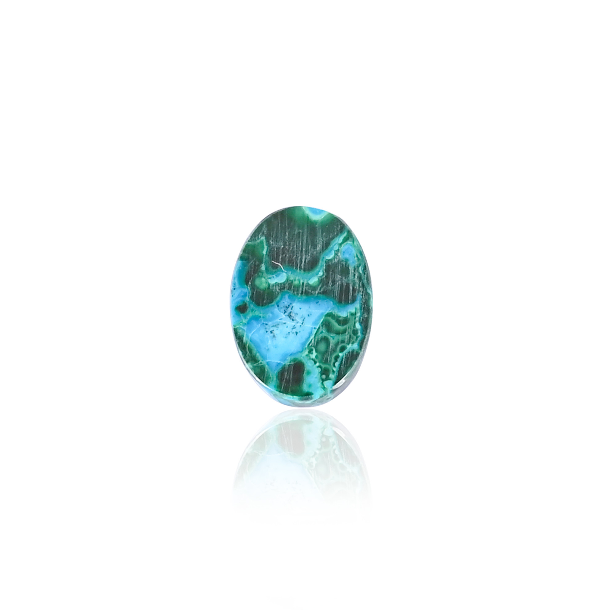Chrysocolla Malachite Natural Stones Oval Shape 15Pcs Wholesale Lot 6335Cts Making For Jewelry