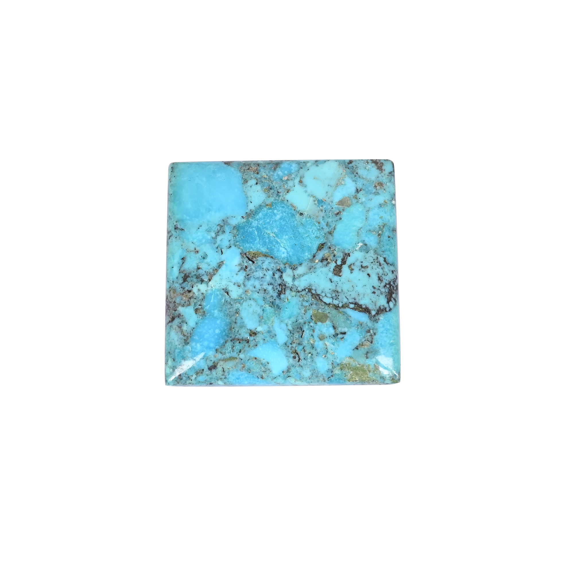 Natural Turquoise Cabochon Square Cut 1295 Cts Loose Gemstone