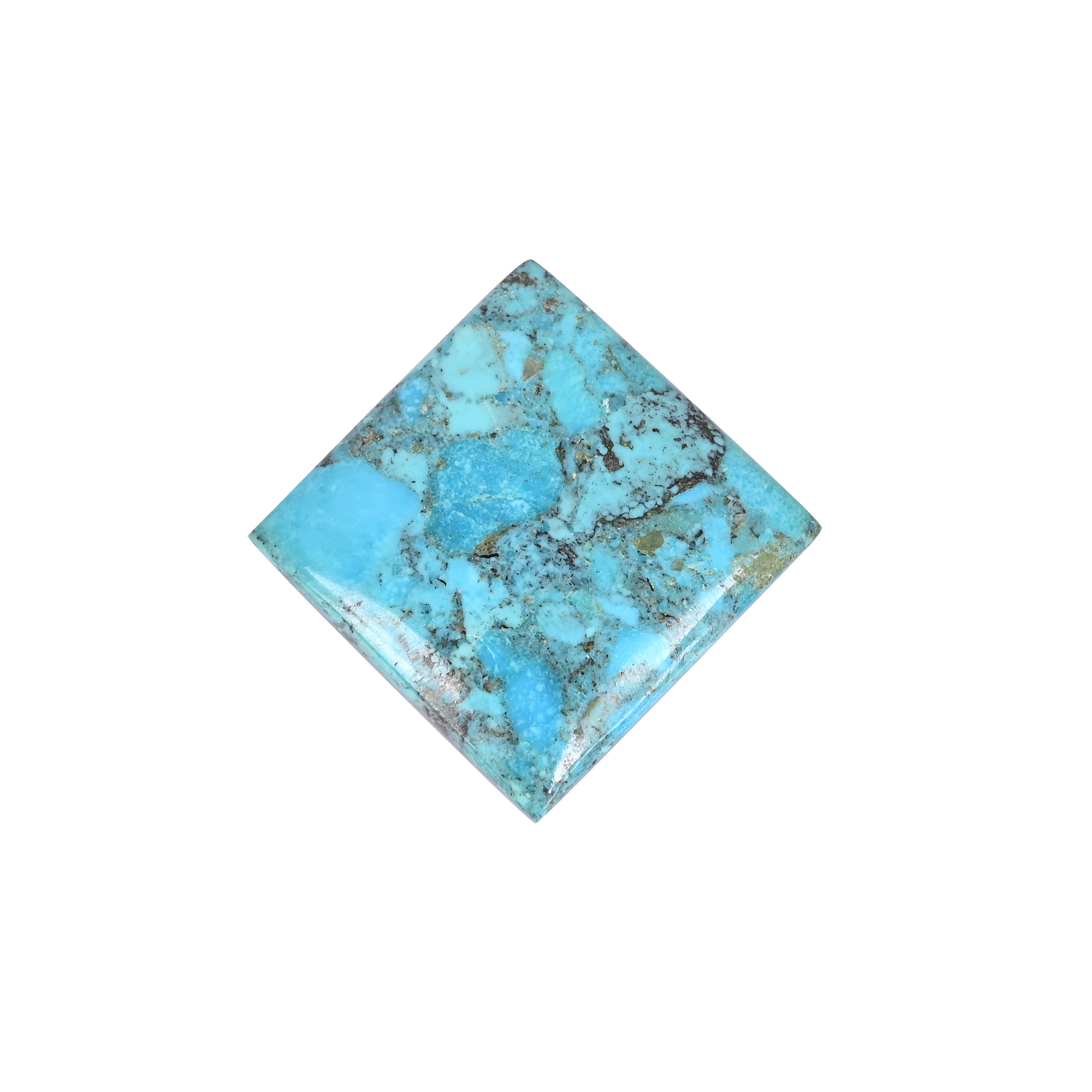 Natural Turquoise Cabochon Square Cut 1295 Cts Loose Gemstone