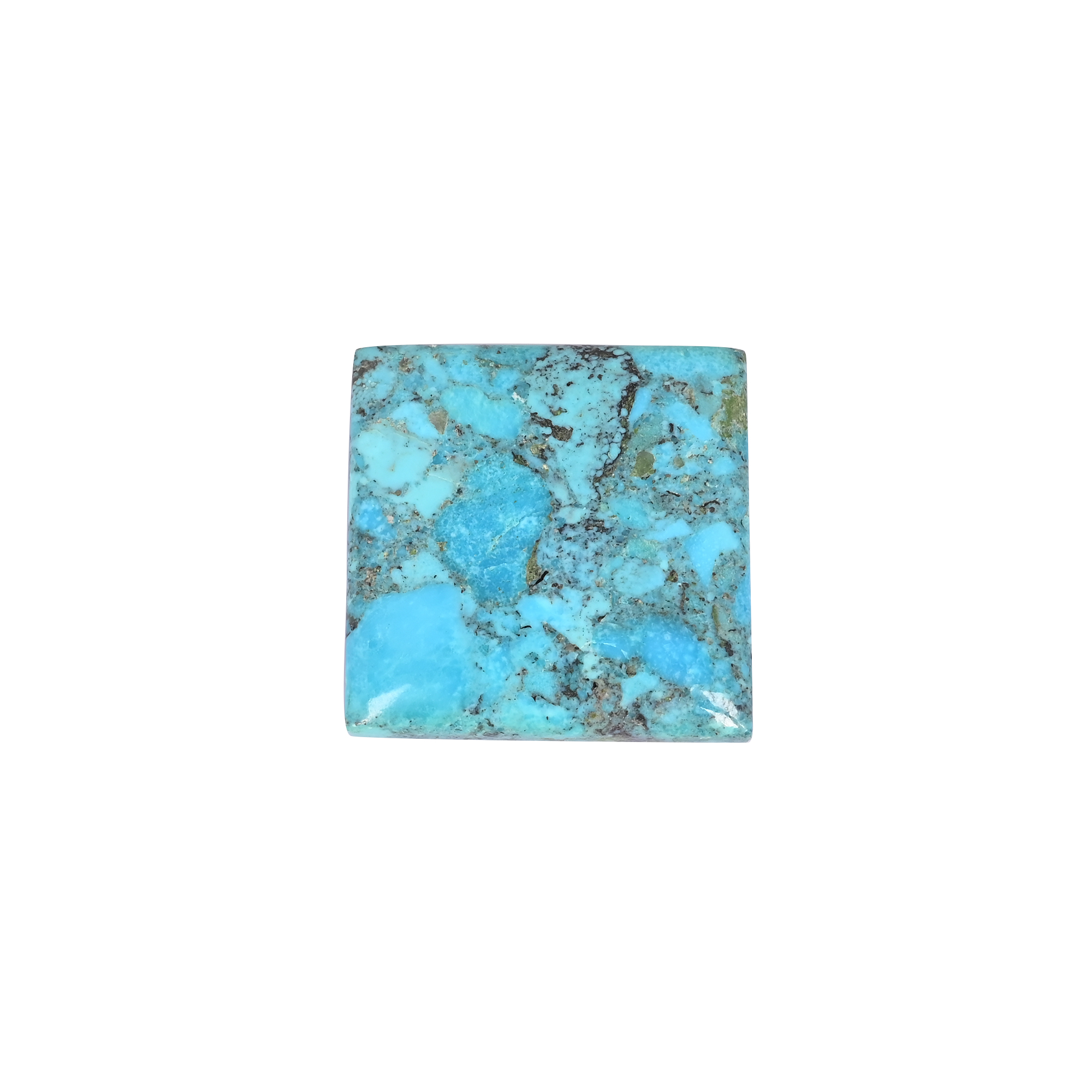 Natural Turquoise Cabochon Square Cut 1295 Cts Loose Gemstone