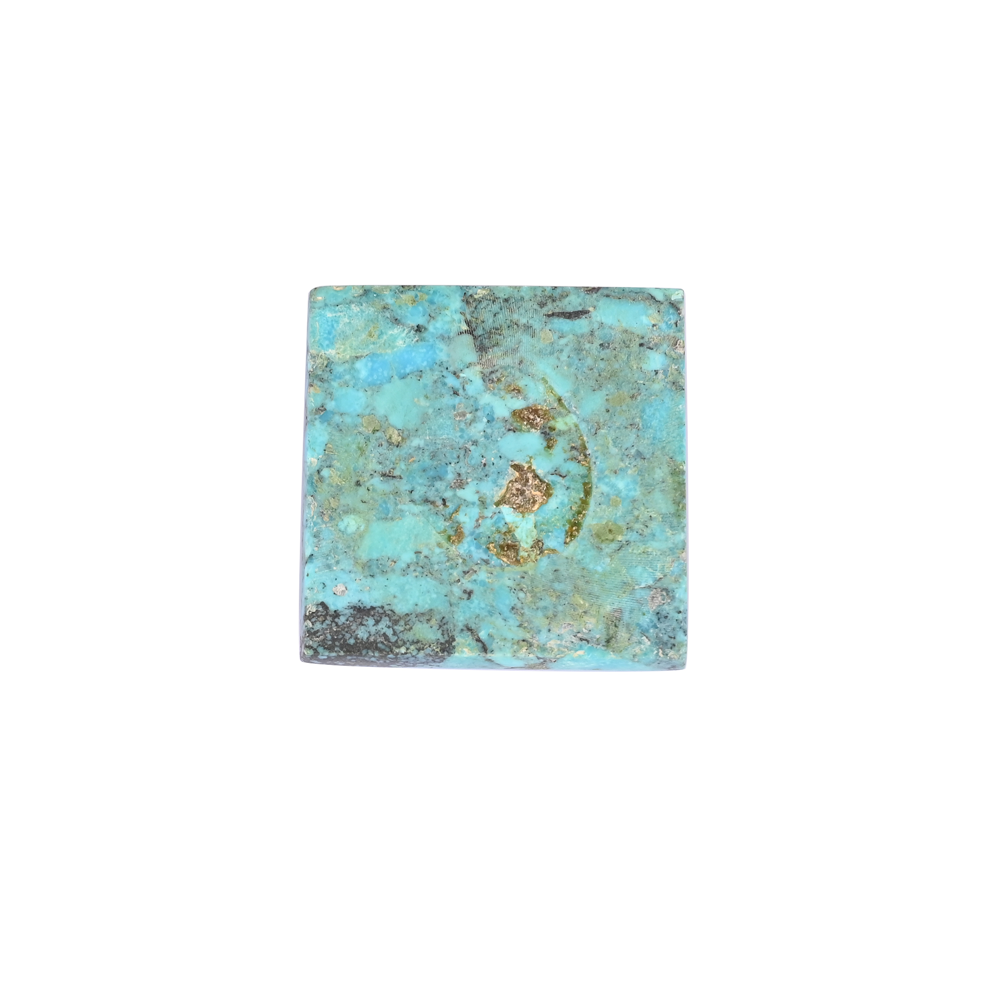 Natural Turquoise Cabochon Square Cut 1295 Cts Loose Gemstone