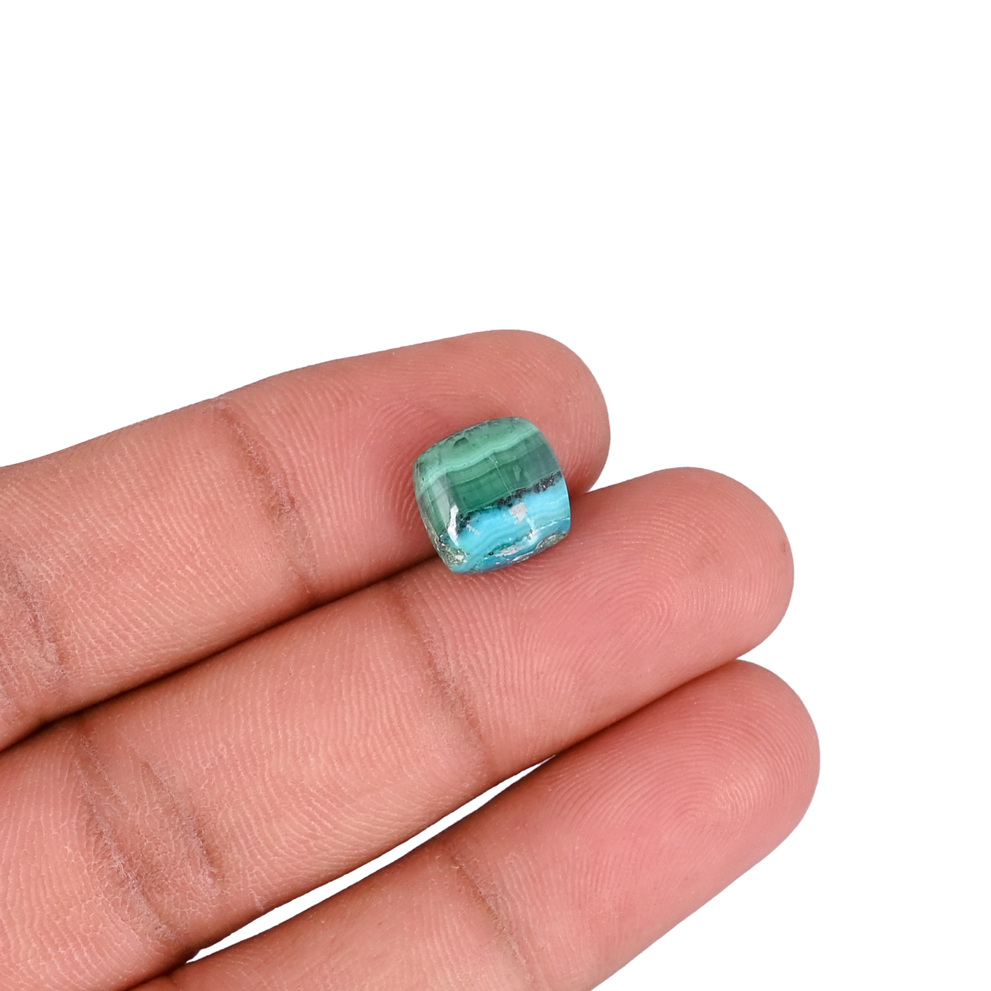 Chrysocolla Malachite Stones 2920Cts for making Jewelry 6pcs Cushion Shape Wholesale Lot