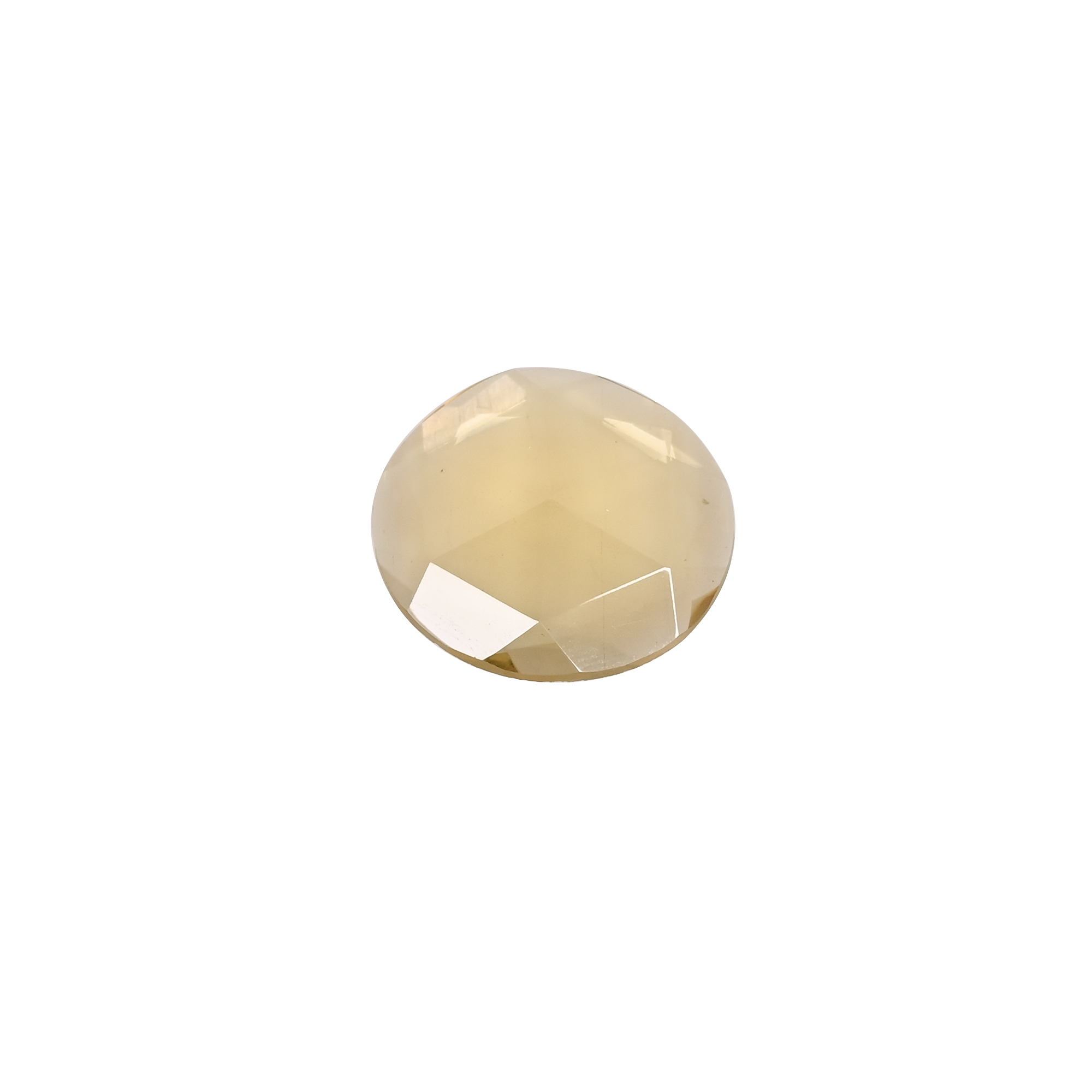 Ishu Gems Natural Beer Quartz Loose Gemstone 205 Ct Oval Rose Cut 24x22 mm Customizable-For Jewelry Making Wholesale Supply