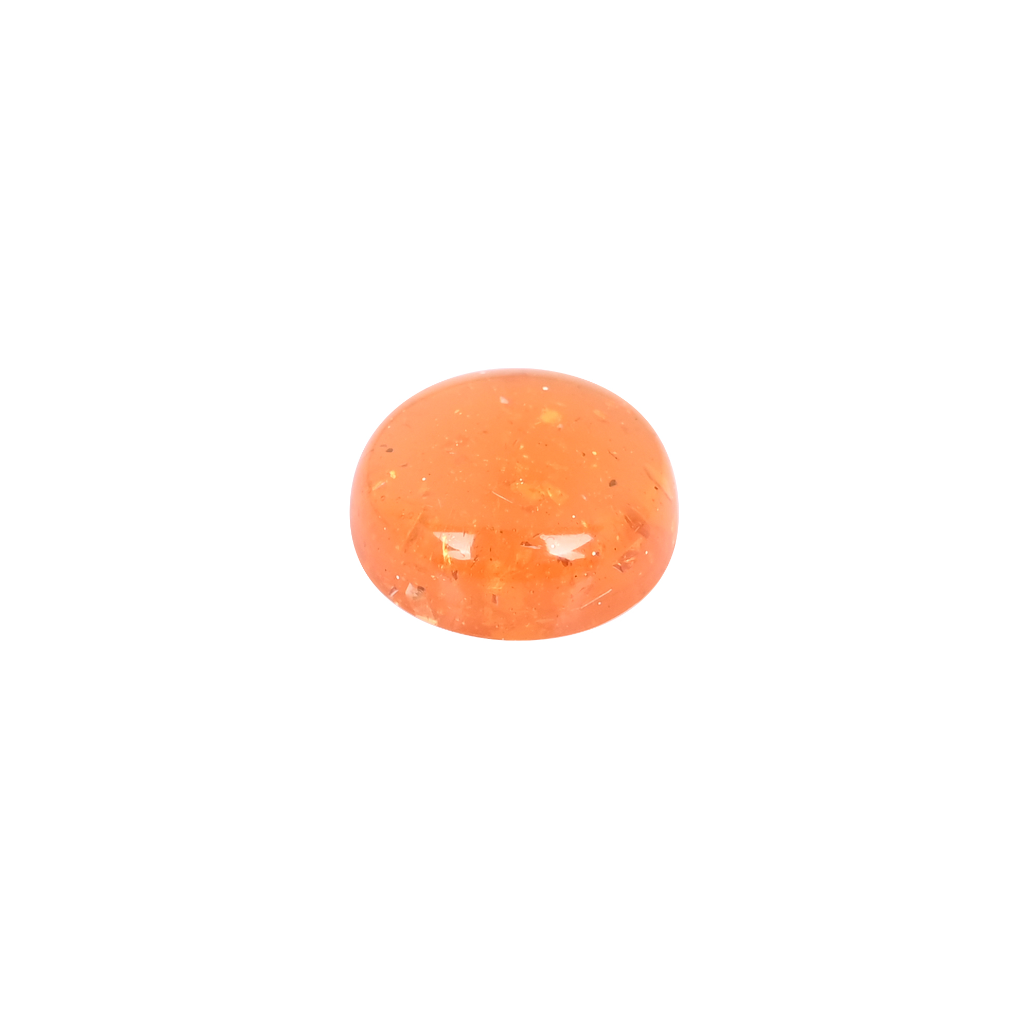 Natural Look Synthetic Amber Round Shape Cabochon Gemstone For Jewelry Making