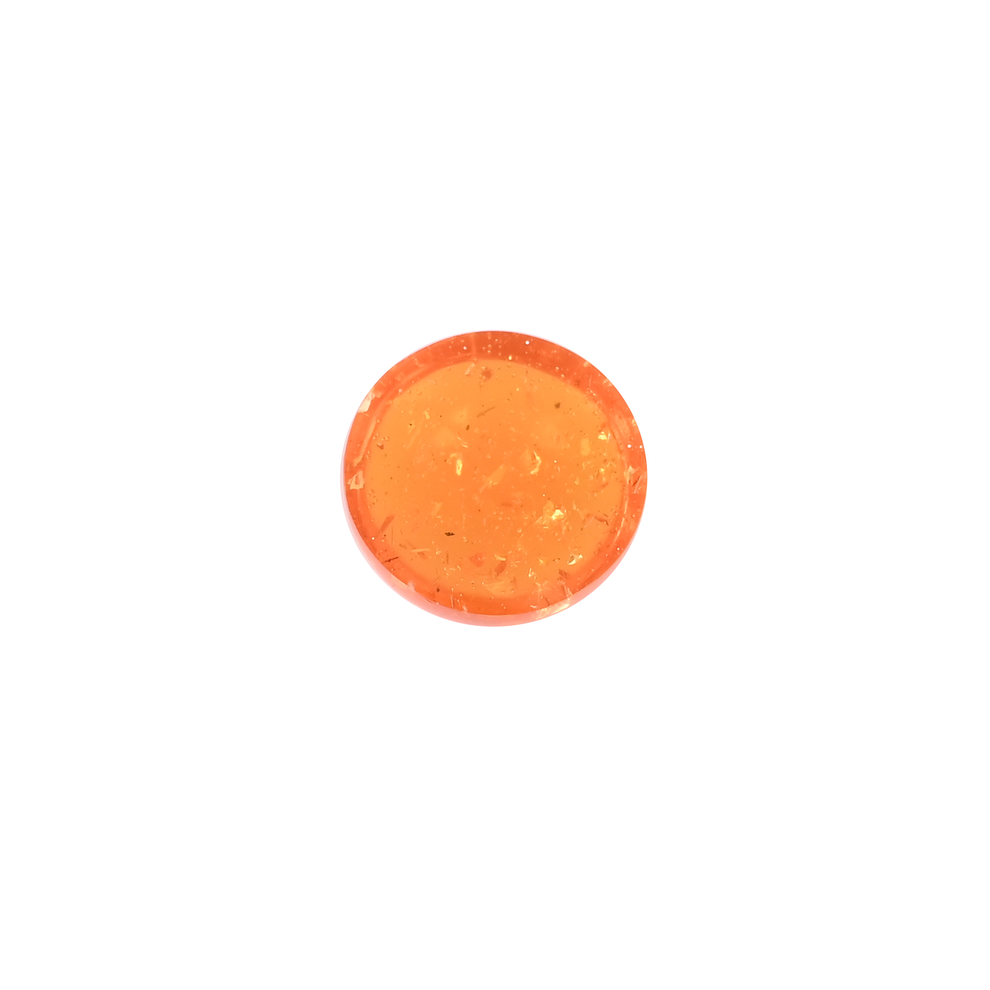 Natural Look Synthetic Amber Round Shape Cabochon Gemstone For Jewelry Making