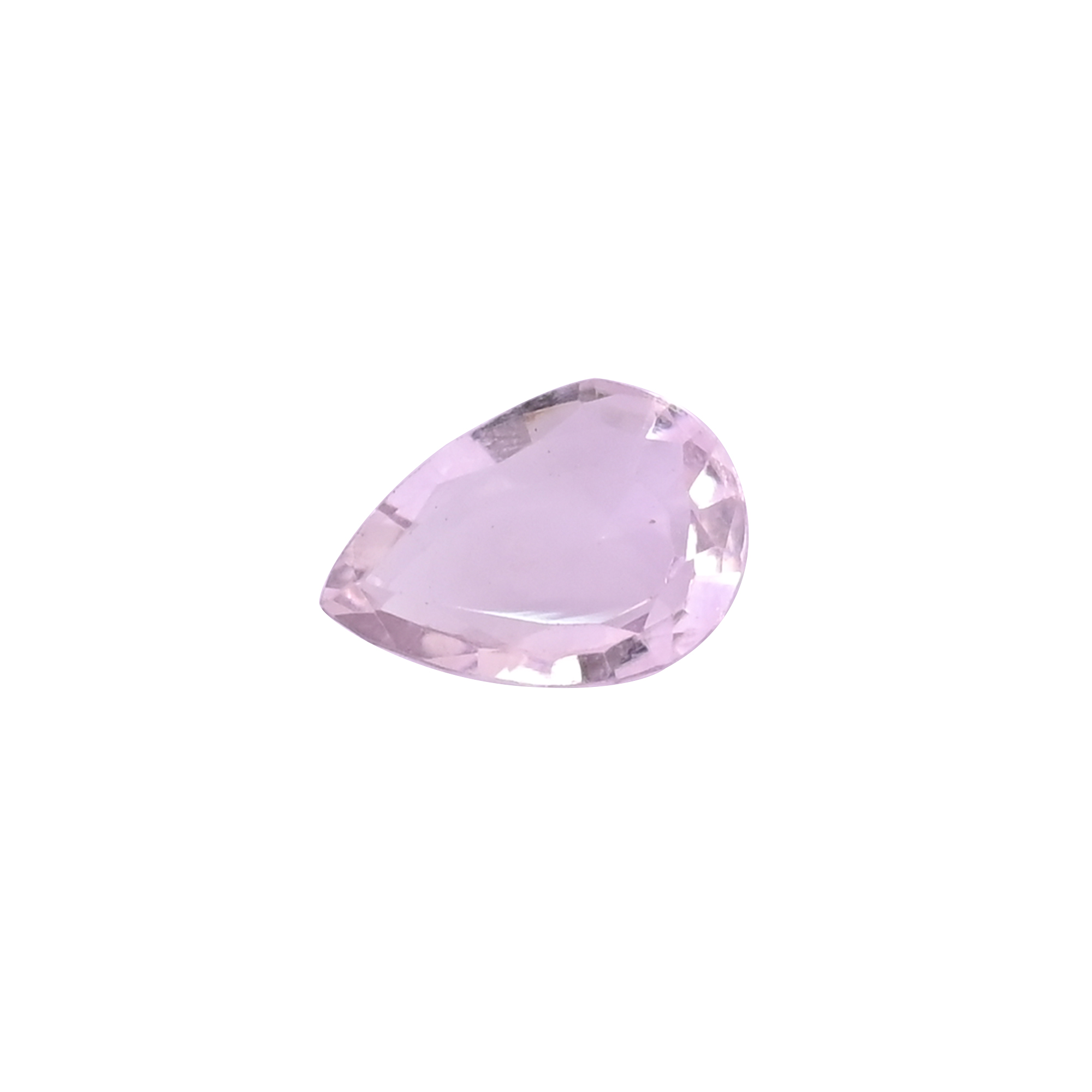 Natural Pink Amethyst Loose Gemstone 93 Carat Pear 18x13 mm Flat-back Faceted for Jewelry Making  1 Pcs