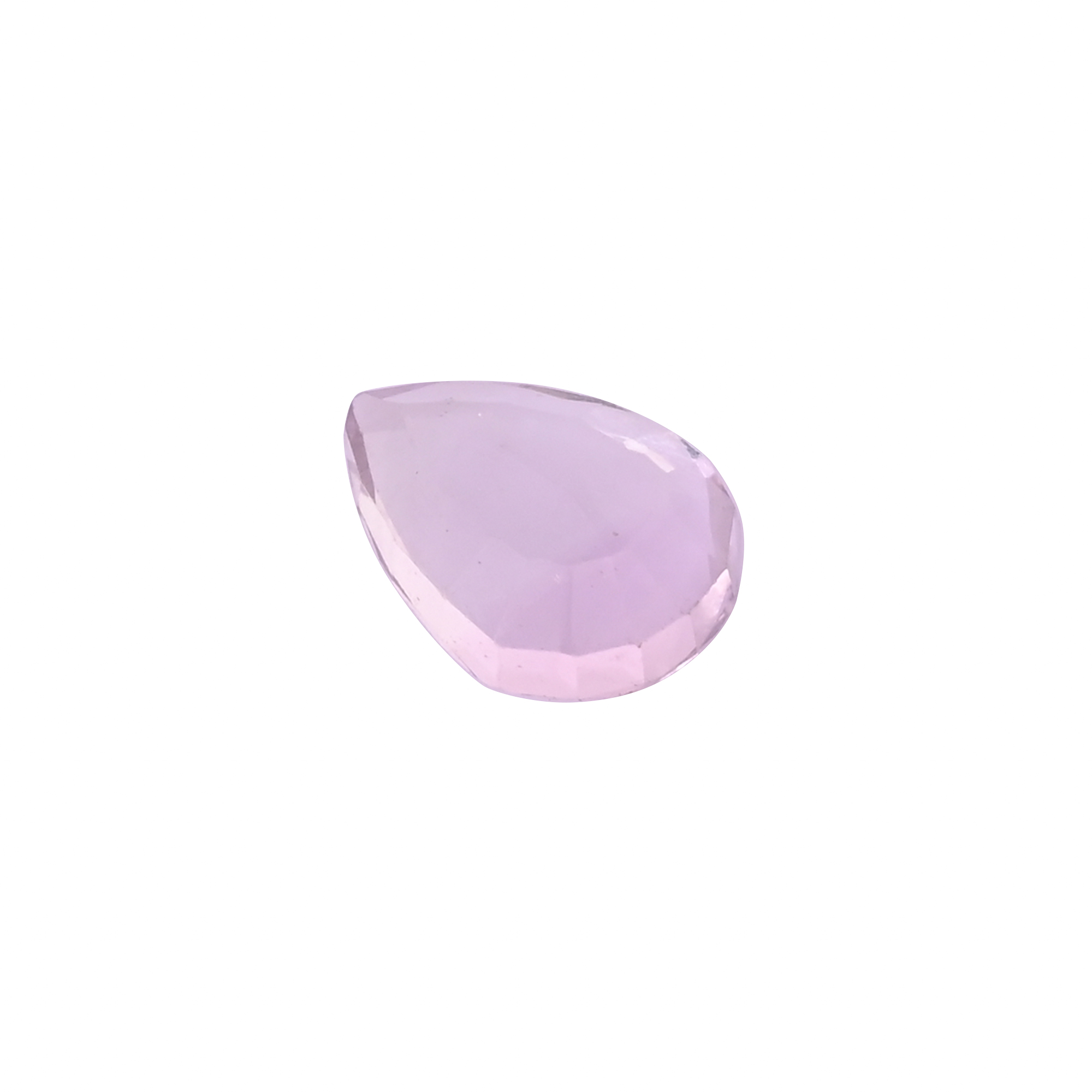 Natural Pink Amethyst Loose Gemstone 93 Carat Pear 18x13 mm Flat-back Faceted for Jewelry Making  1 Pcs