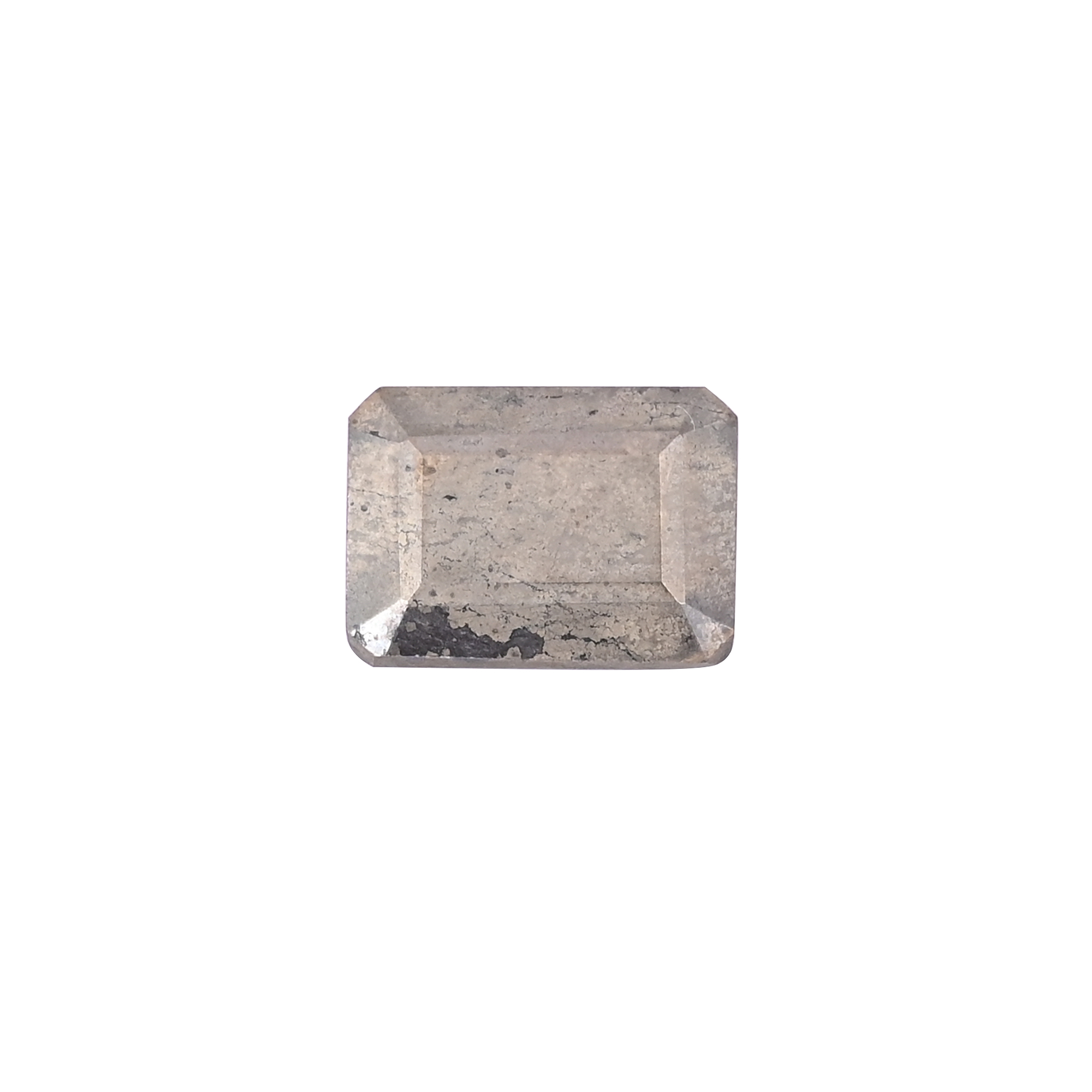 Natural Pyrite Loose Gemstone 235 Carat Rectangle 18x13 mm Flat-back Cabochon for Jewelry Making  1 Pcs