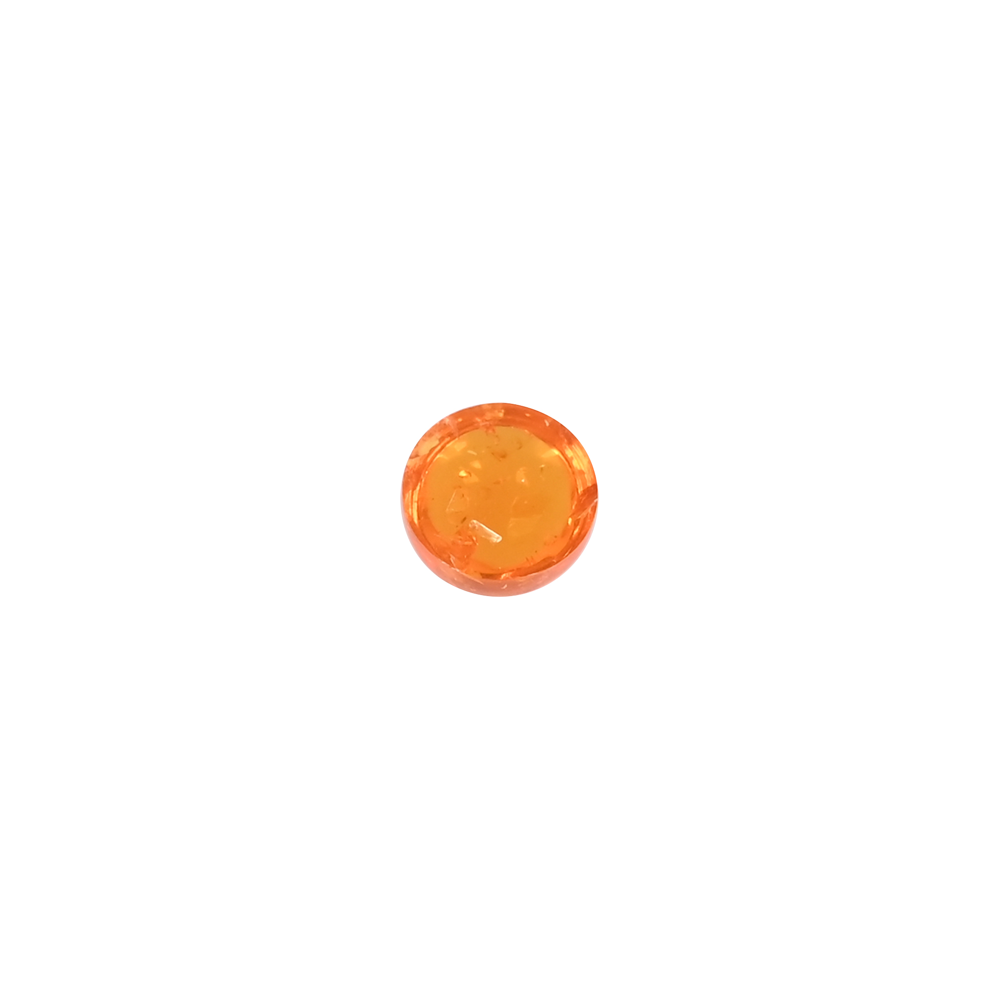 Synthetic Amber 10 Ct 10x10 mm Round Cabochon Gemstone for Jewelry Making