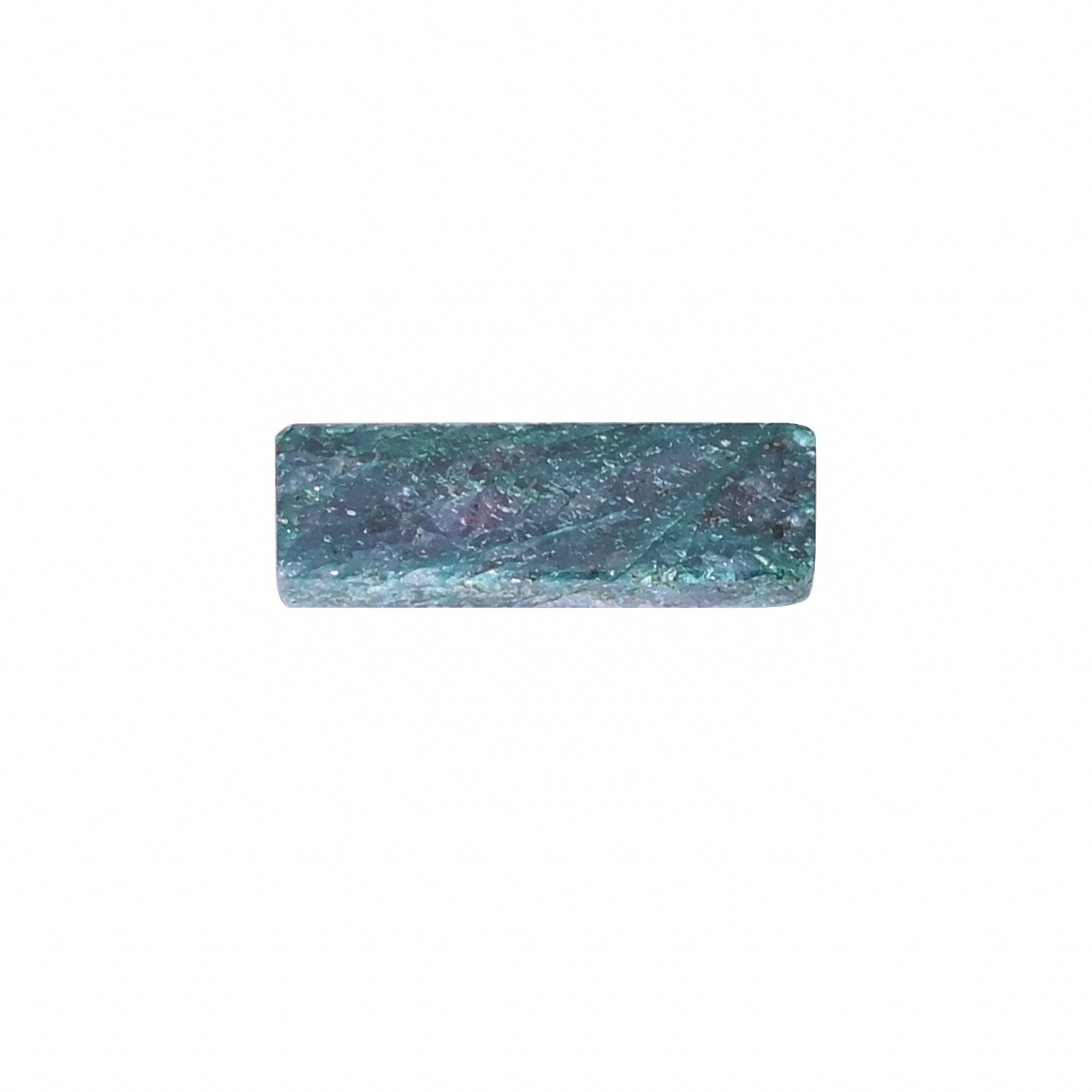 Natural Aventurine Loose Gemstone 8 Carat Rectangle 20x6 mm Flat-back Cabochon for Jewelry Making  1 Pcs