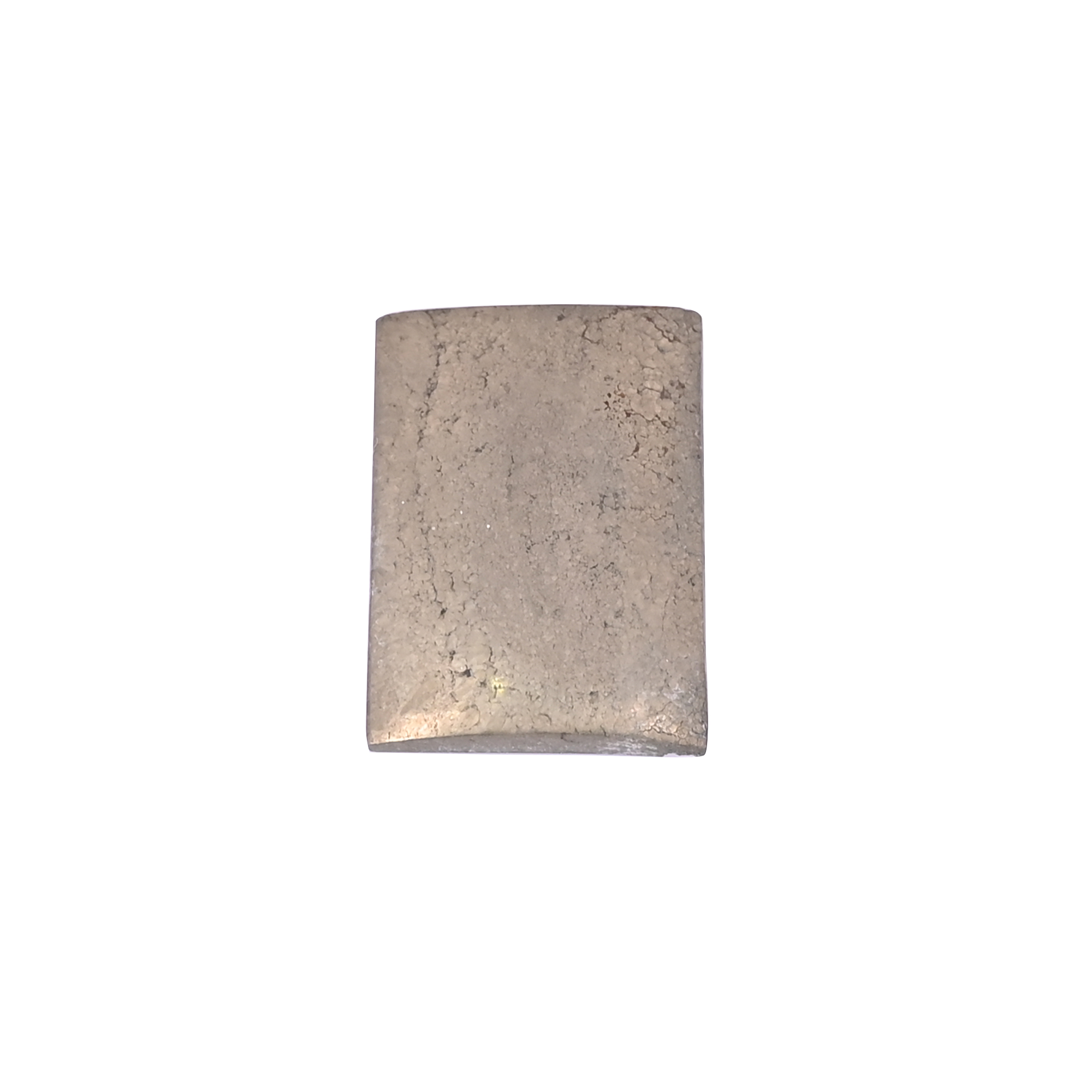 Natural Pyrite Loose Gemstone 445 Carat Rectangle 26x18 mm Flat-back Cabochon for Jewelry Making 1 Pcs