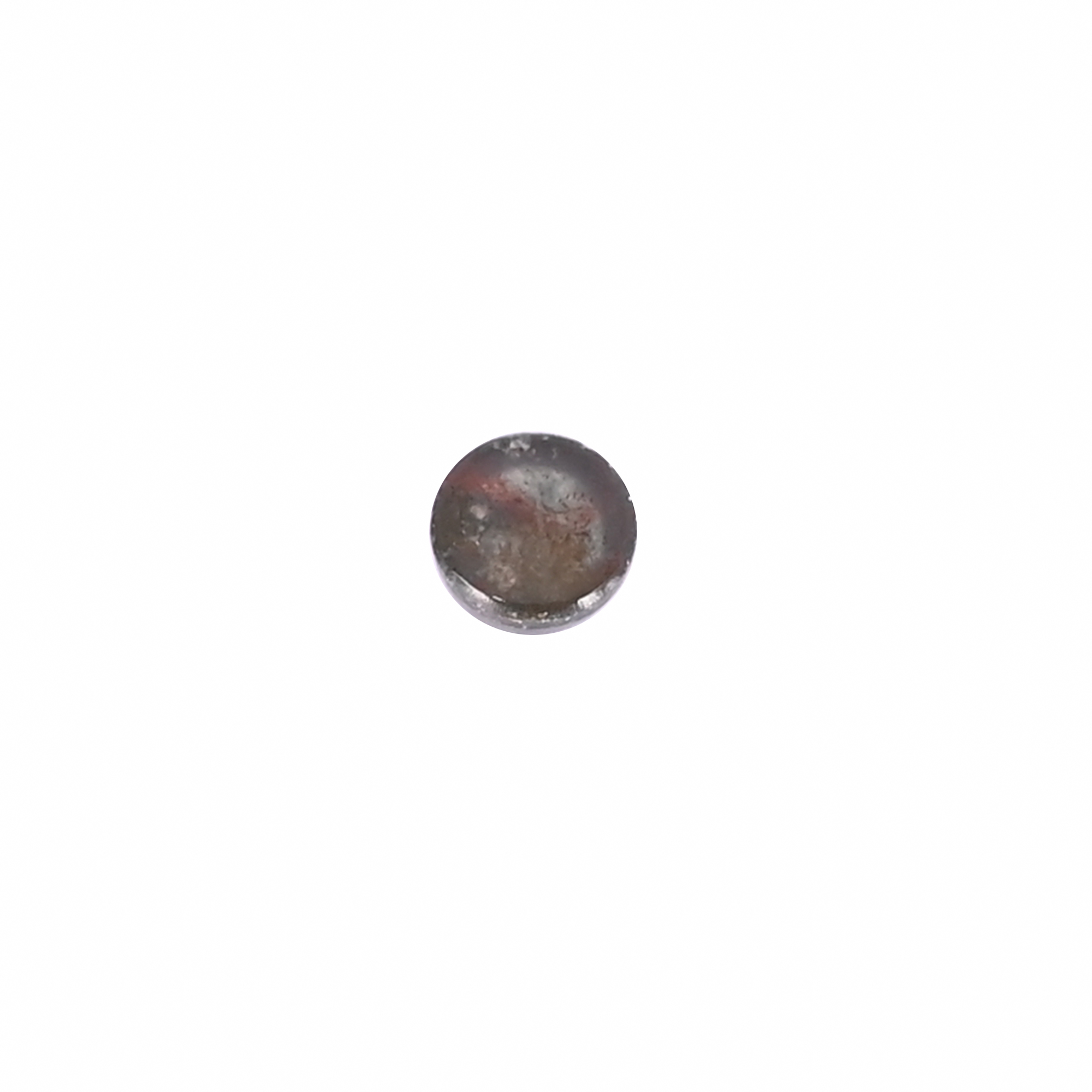 Natural Nephrite Jade Loose Gemstone 03 Carat Round 4x4 mm Flat-back Cabochon for Jewelry Making  1 Pcs