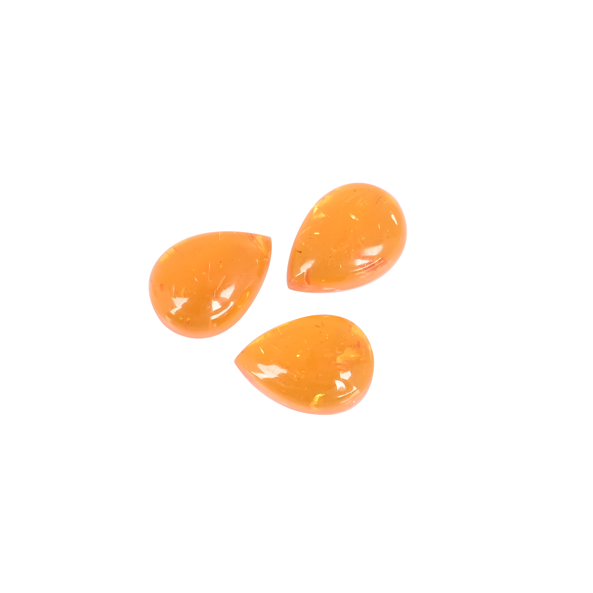 PreWholesale Synthetic Amber Gemstone Natural Look Artificial Amber Cabochon for Jewelry Making