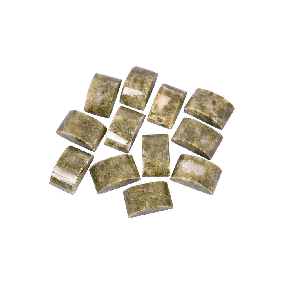 Image of Natural Heena Jasper Loose Gemstone 8.5 Carat 14x9 mm Flat-back Cabochon for Jewelry Making | 1 Pcs