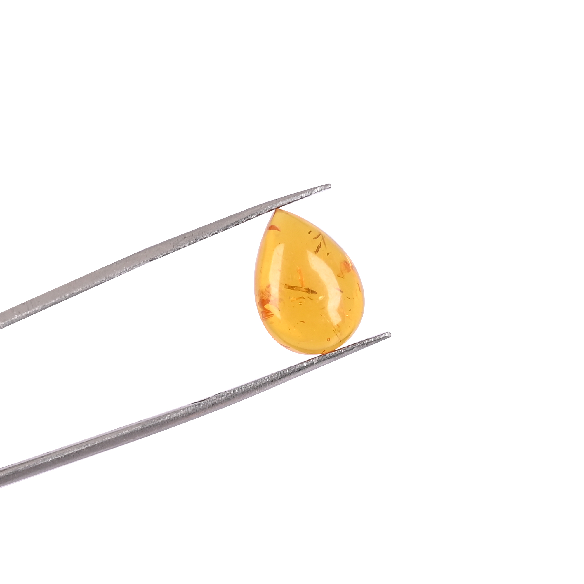 PreWholesale Synthetic Amber Gemstone Natural Look Artificial Amber Cabochon for Jewelry Making