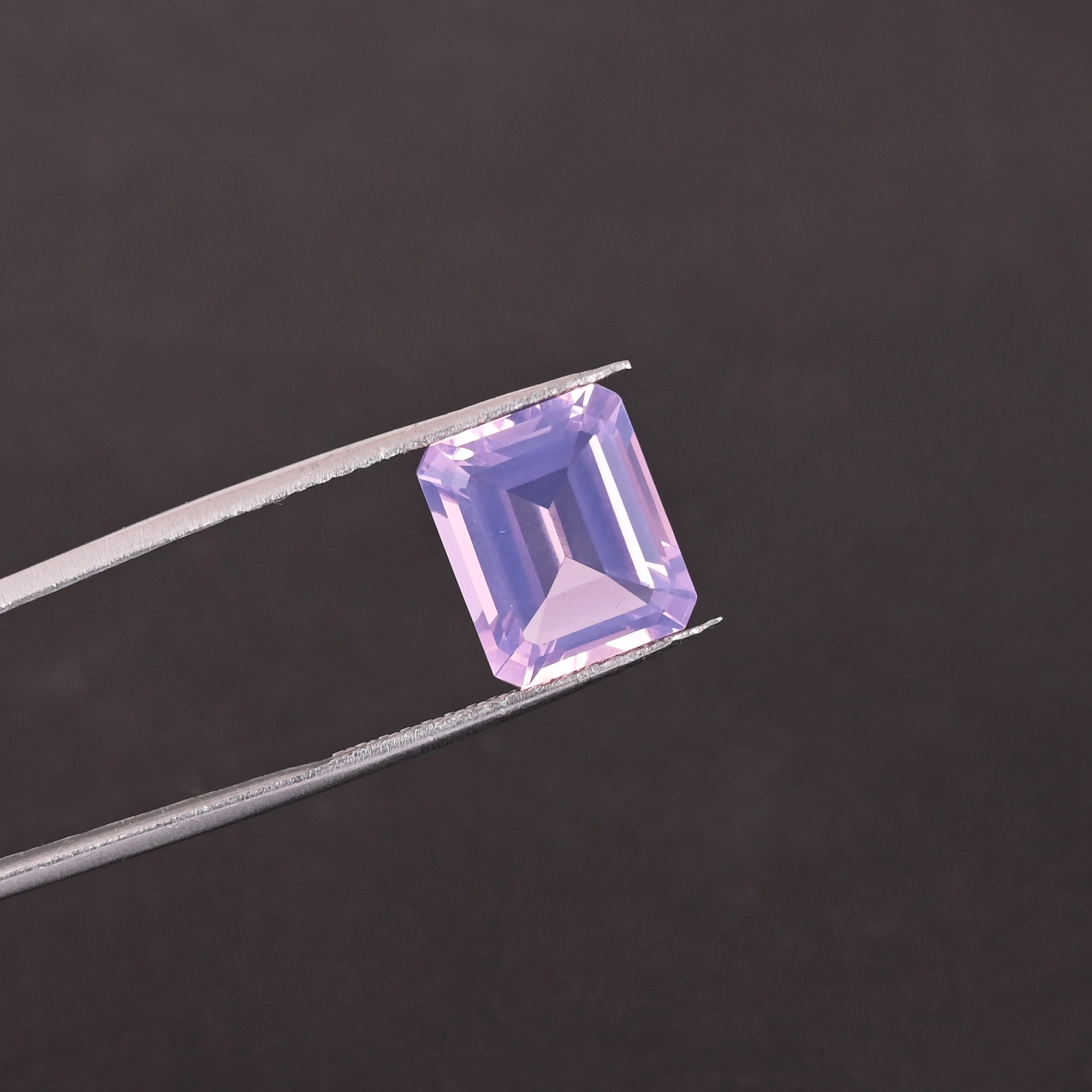 Natural Lavender Quartz 12X10MM Octagon Cut 6Cts Gemstone 1 piece Stone Making for jewelry