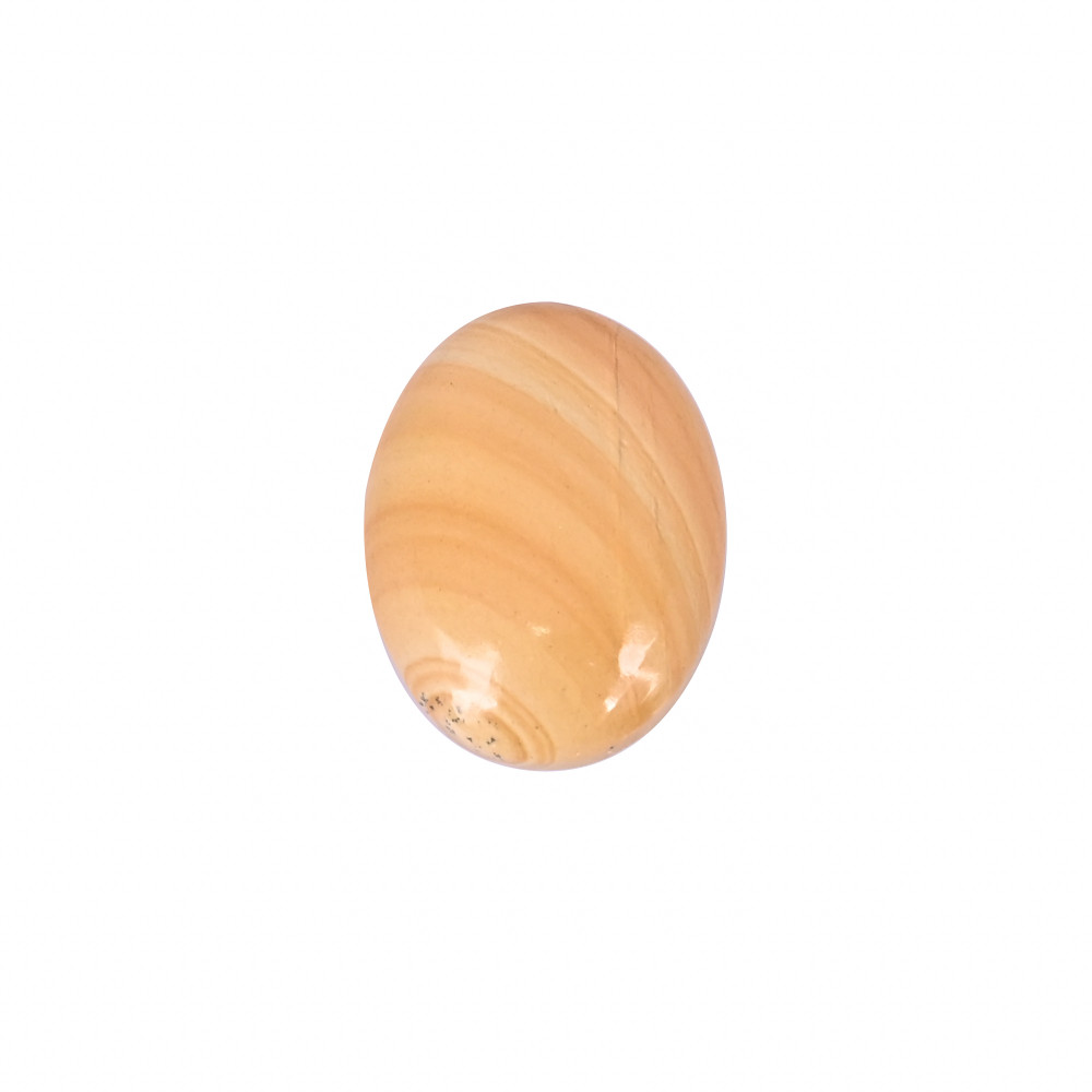 Image of Natural Jasper Loose Gemstone 21.1 Carat Oval 25x19 mm Flat-back Cabochon for Jewelry Making | 1 Pcs