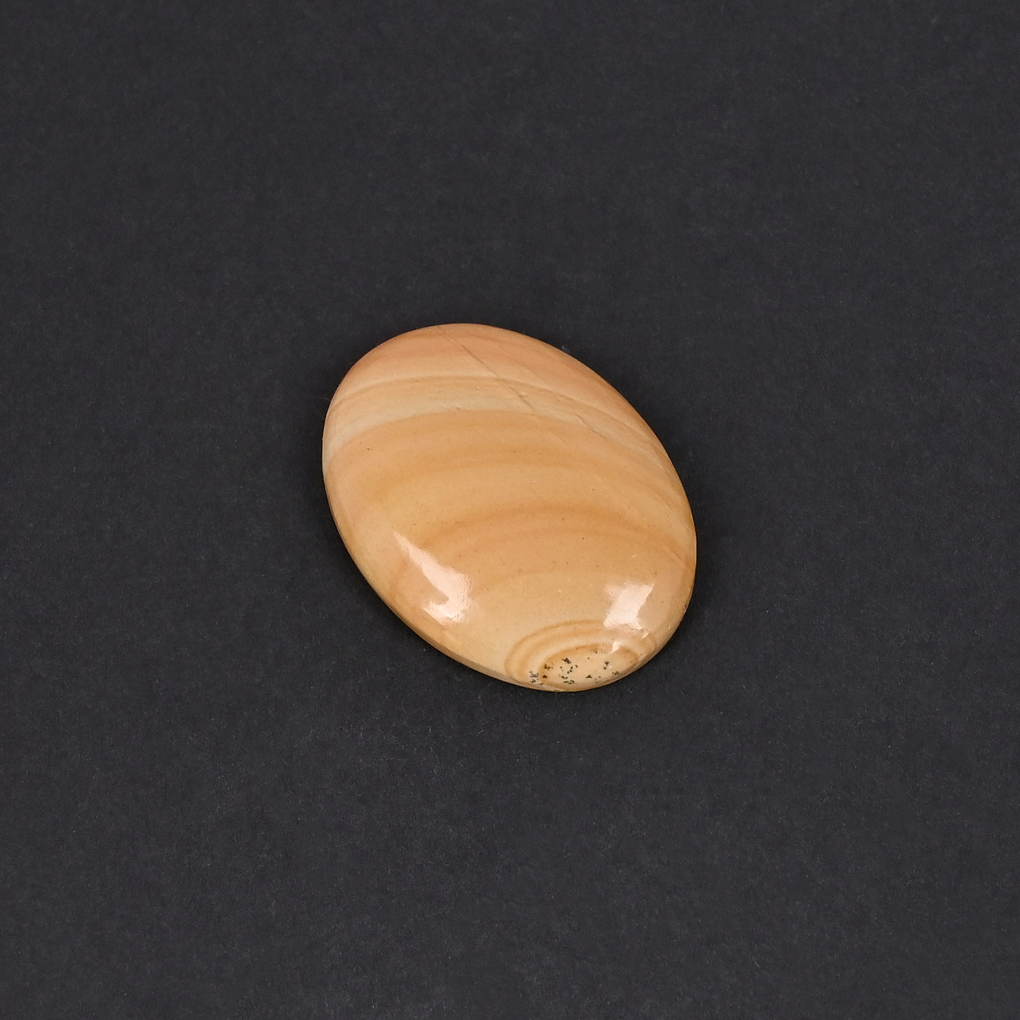 Natural Jasper Loose Gemstone 211 Carat Oval 25x19 mm Flat-back Cabochon for Jewelry Making 1 Pcs