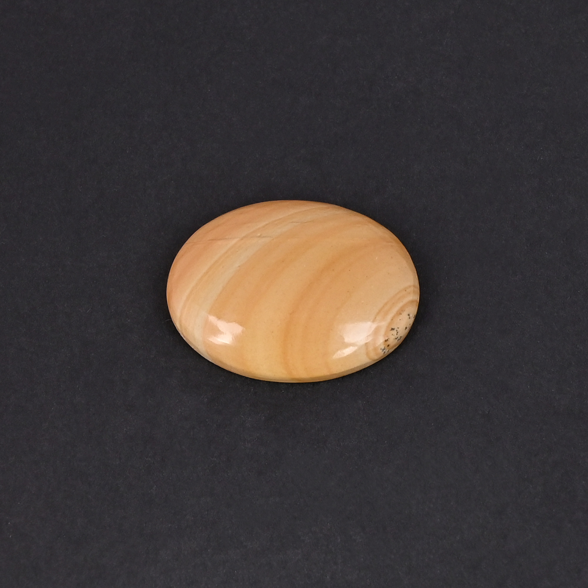 Natural Jasper Loose Gemstone 211 Carat Oval 25x19 mm Flat-back Cabochon for Jewelry Making 1 Pcs