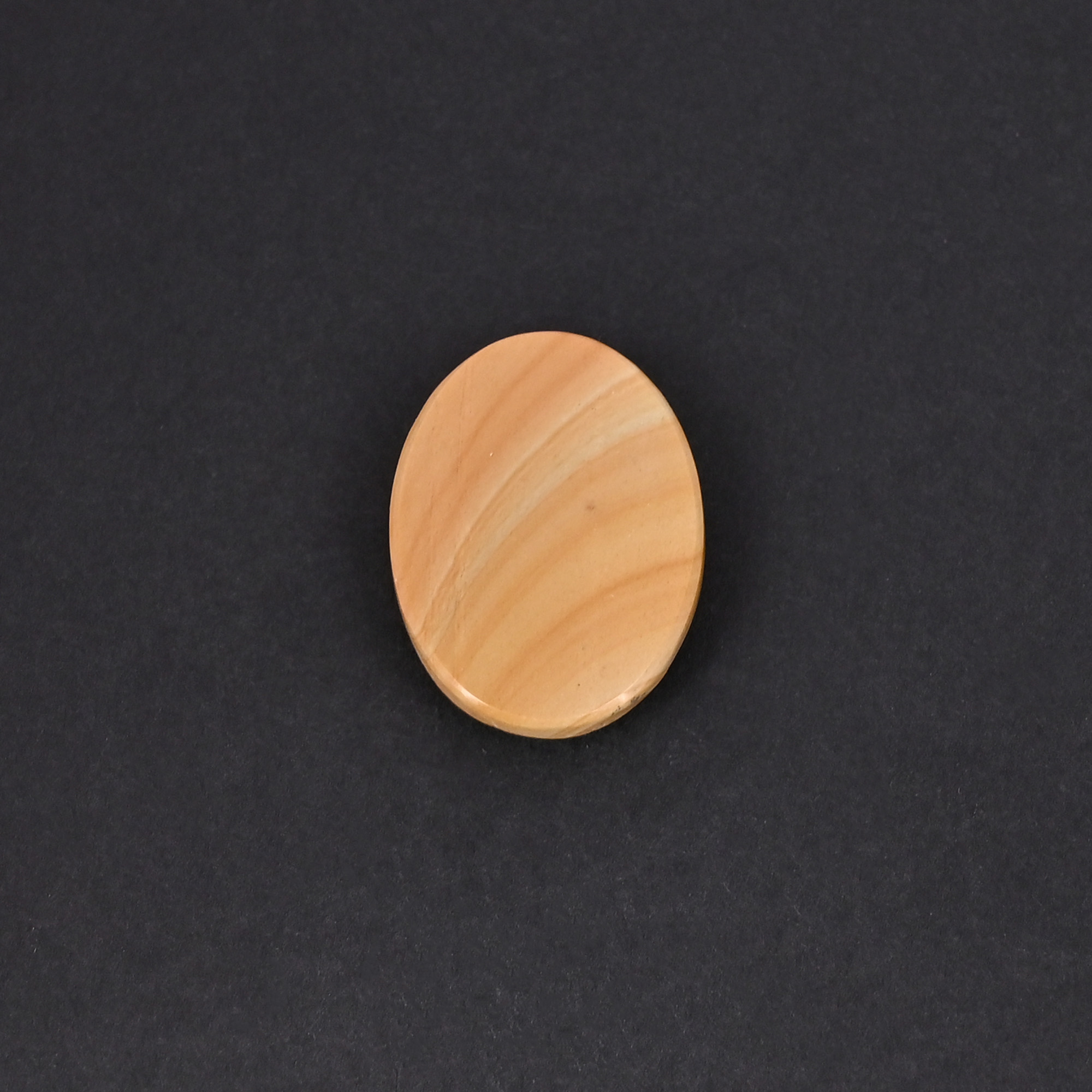 Natural Jasper Loose Gemstone 211 Carat Oval 25x19 mm Flat-back Cabochon for Jewelry Making 1 Pcs