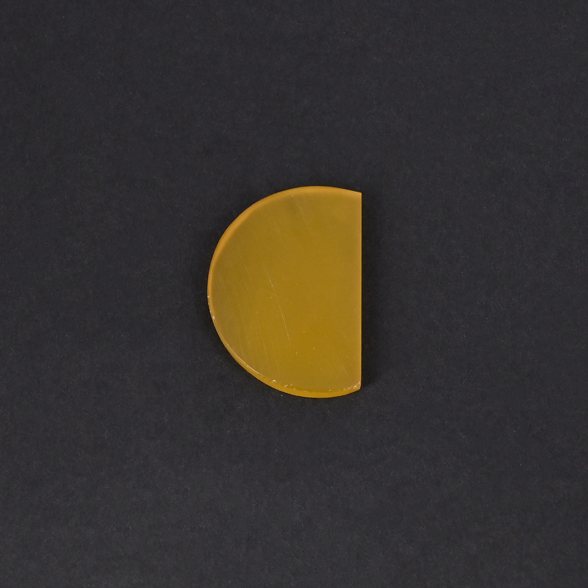 Natural Yellow Onyx Loose Gemstone 113 Carat Fancy 22x16 mm Flat-back Smooth Stone for Jewelry Making 1 Pcs