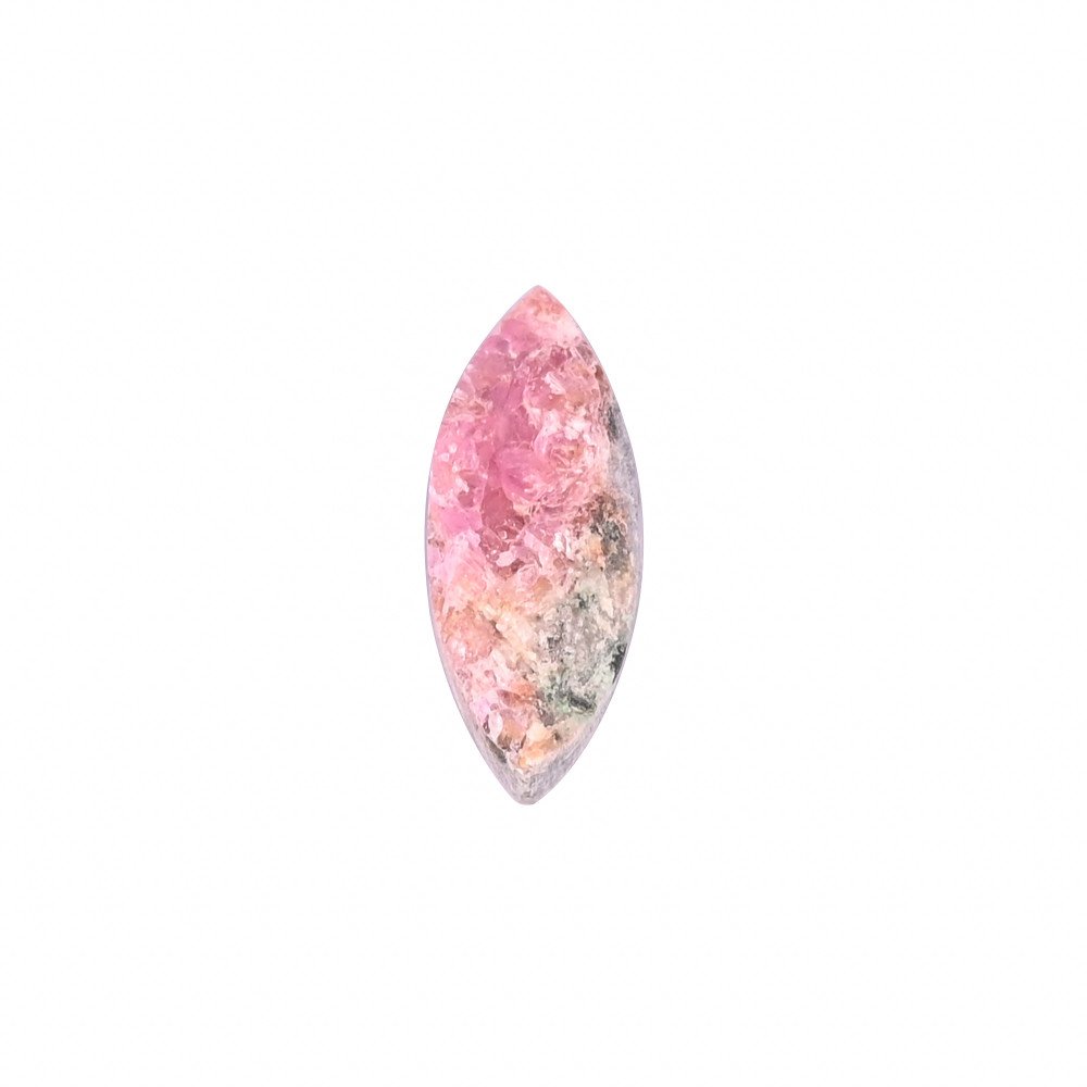 Image of Natural Cobalt Calcite Loose Gemstone 10 Carat Marquise 23x9 mm Flat-back for Jewelry Making | 1 Pcs