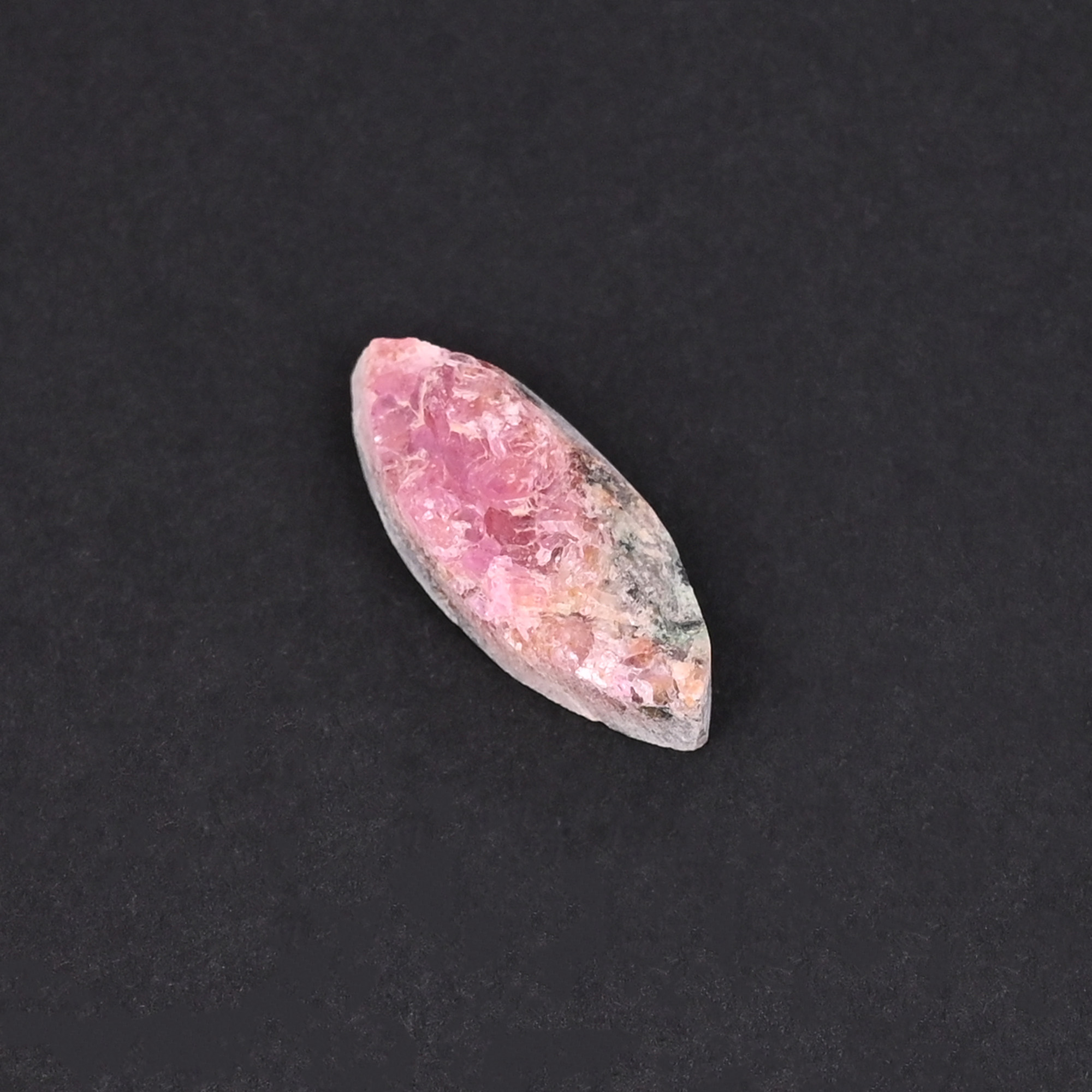 Natural Cobalt Calcite Loose Gemstone 10 Carat Marquise 23x9 mm Flat-back for Jewelry Making  1 Pcs