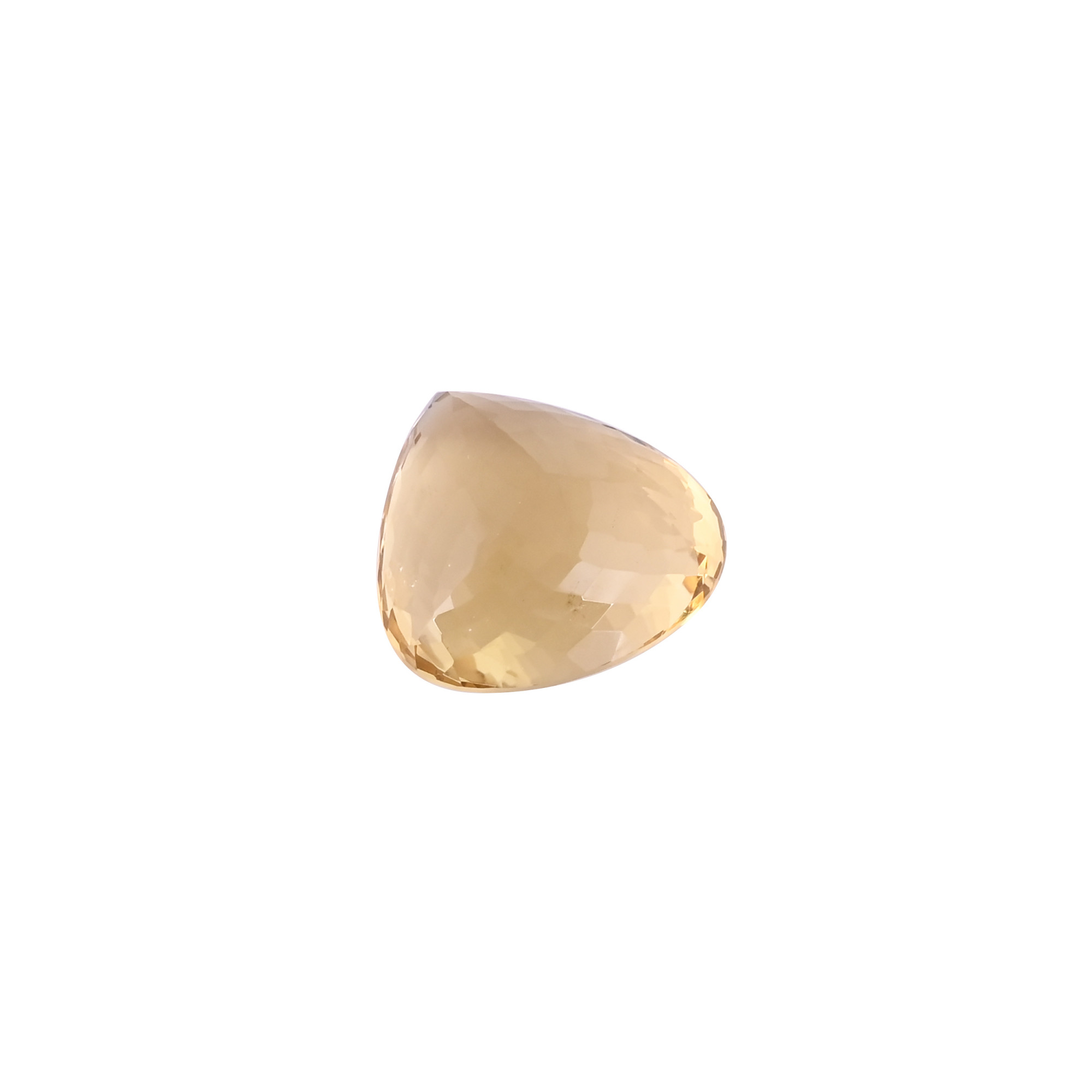 Natural Lemon Quartz 26MM Heart Normal Cut 5355Cts 1Piece Gemstone For Making Jewelry