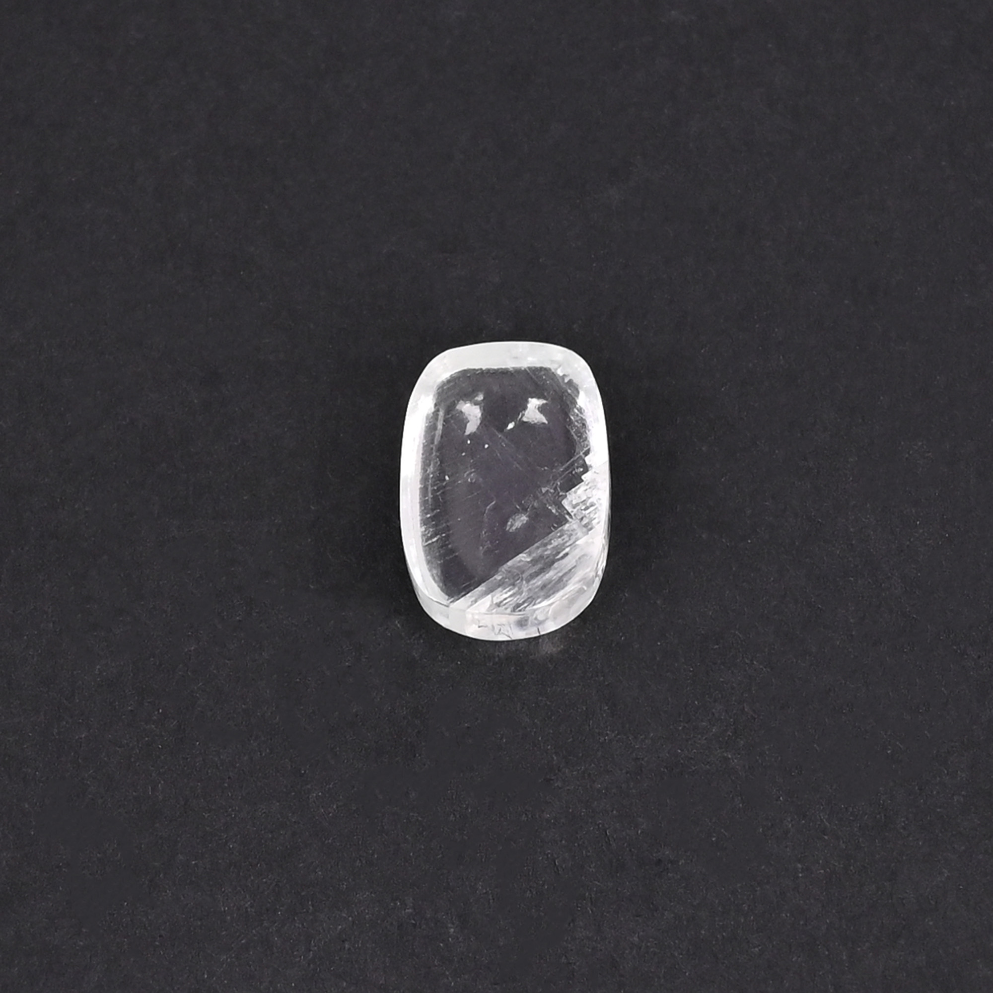 Natural Kunzite Loose Gemstone 83 Carat Rectangle 14x10 mm Flat-back Cabochon for Jewelry Making 1 Pcs