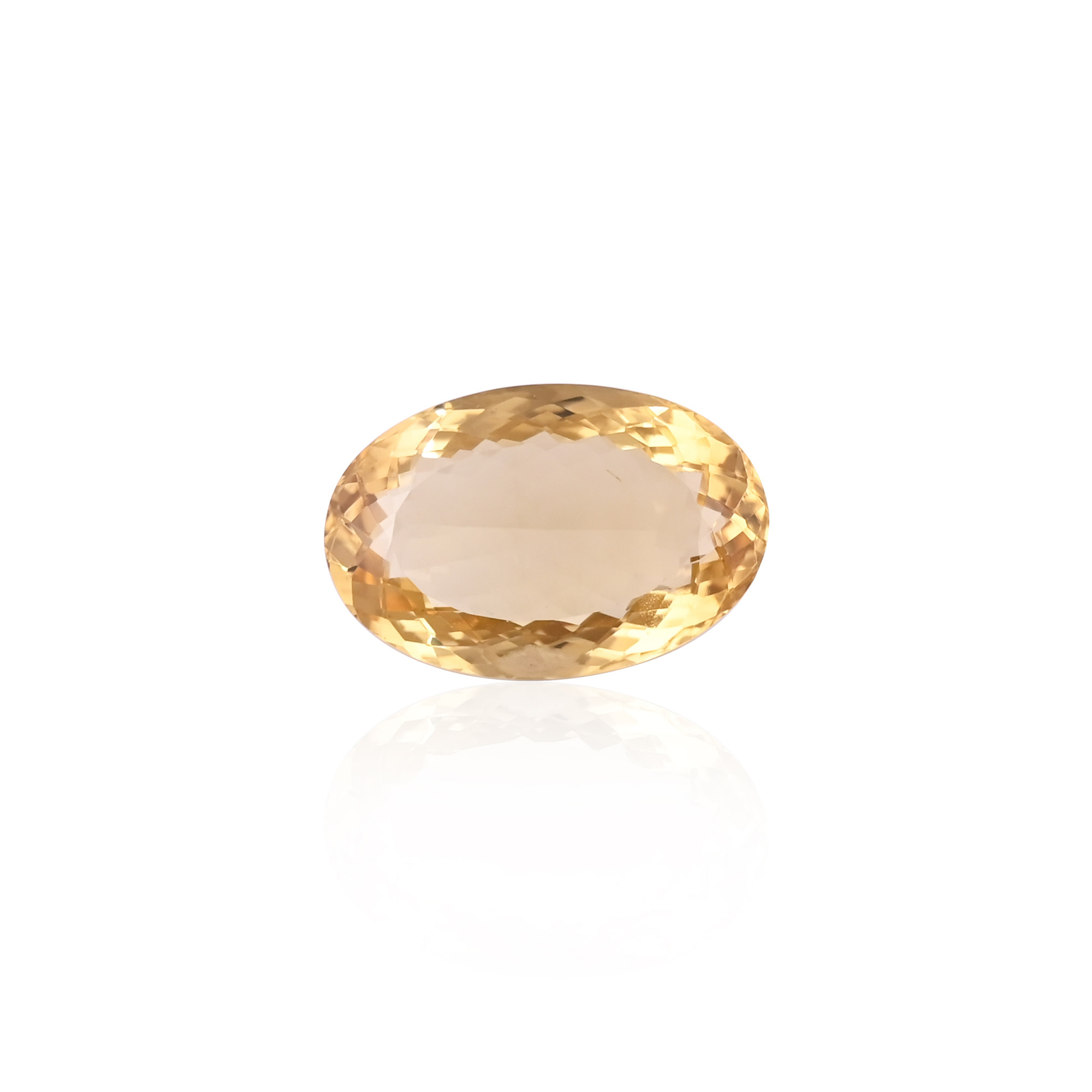 Natural Lemon Quartz 33X23MM Oval Checker Cut 5930Cts 1 Piece Gemstone For Making Jewelry