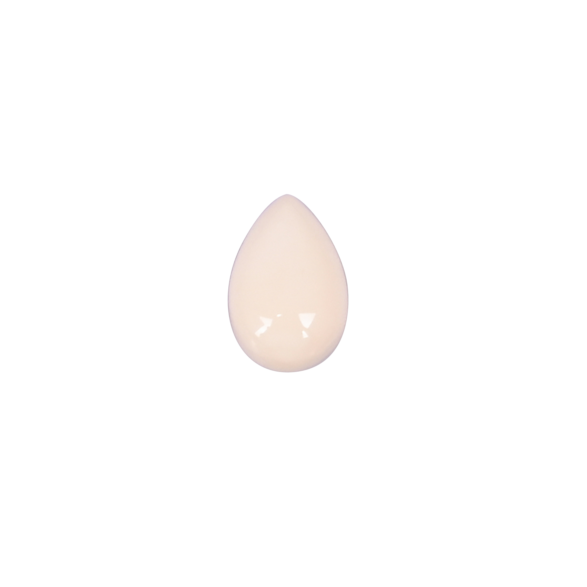 Natural White Opal Loose Gemstone 08 Carat Pear 8x5 mm Flat-back Cabochon for Jewelry Making  1 Pcs