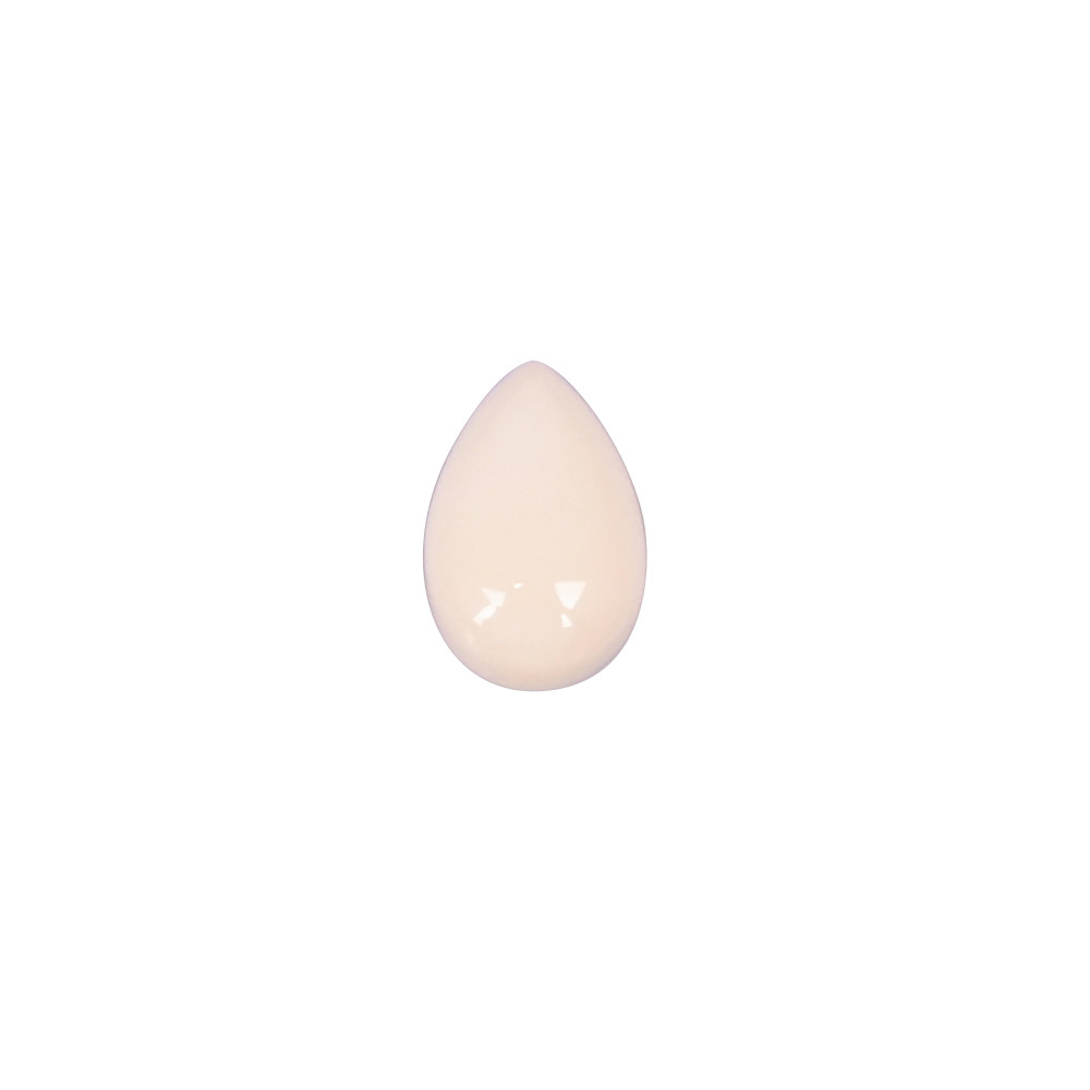 Image of Natural White Opal Loose Gemstone 0.8 Carat Pear 8x5 mm Flat-back Cabochon for Jewelry Making | 1 Pcs