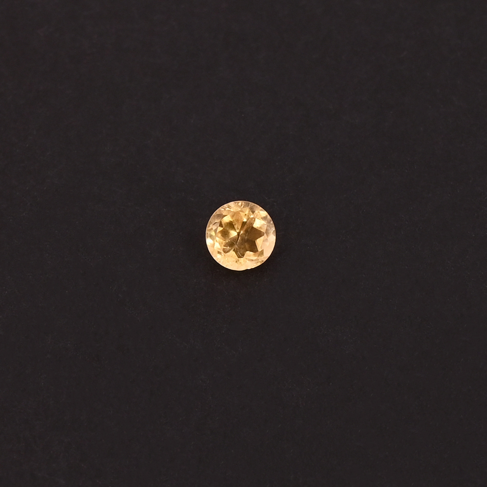 Natural Citrine 5MM Round Normal Cut 295Cts 6Pcs Gemstone Lot For Making Jewelry