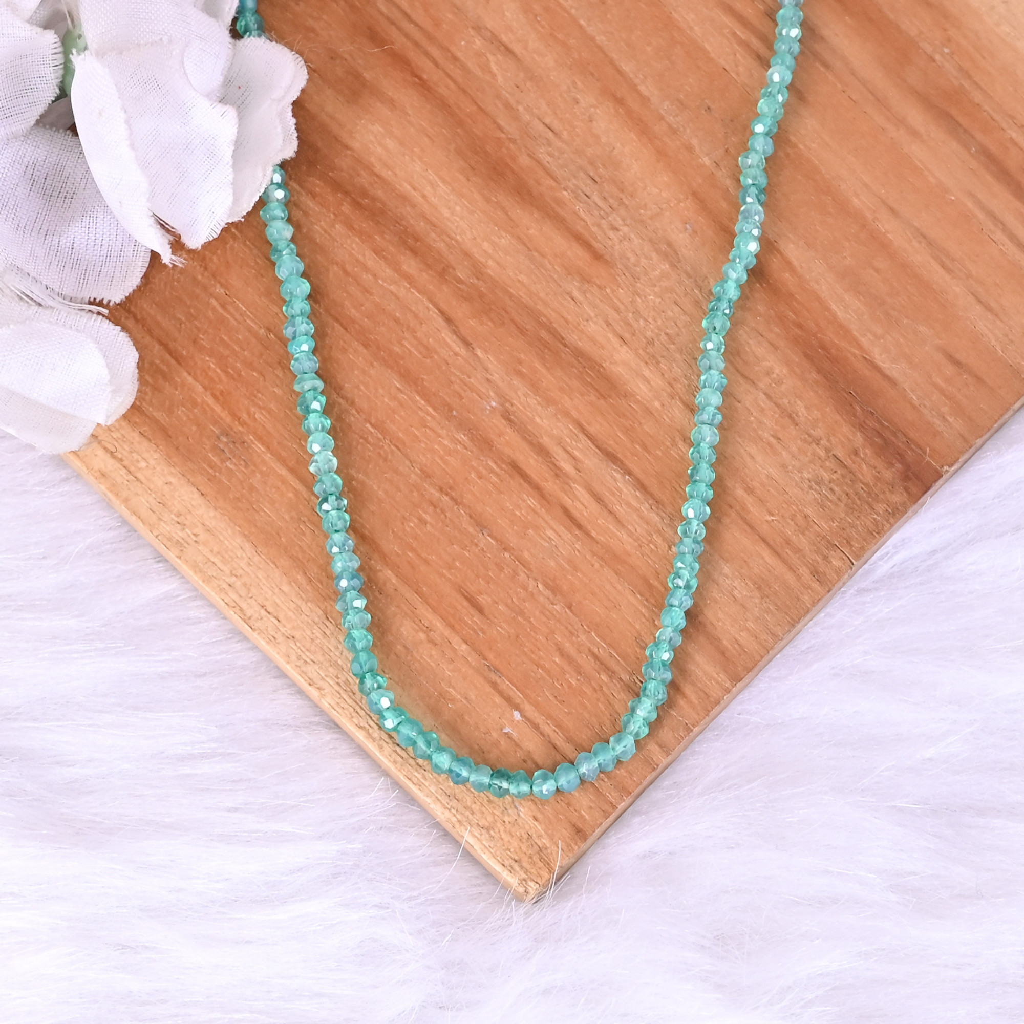 Natural Green Fluorite Loose Gemstone 10 Gram Mix Size Irregular Briolette Faceted Beads Strand for Jewelry Making  1 Line Strand