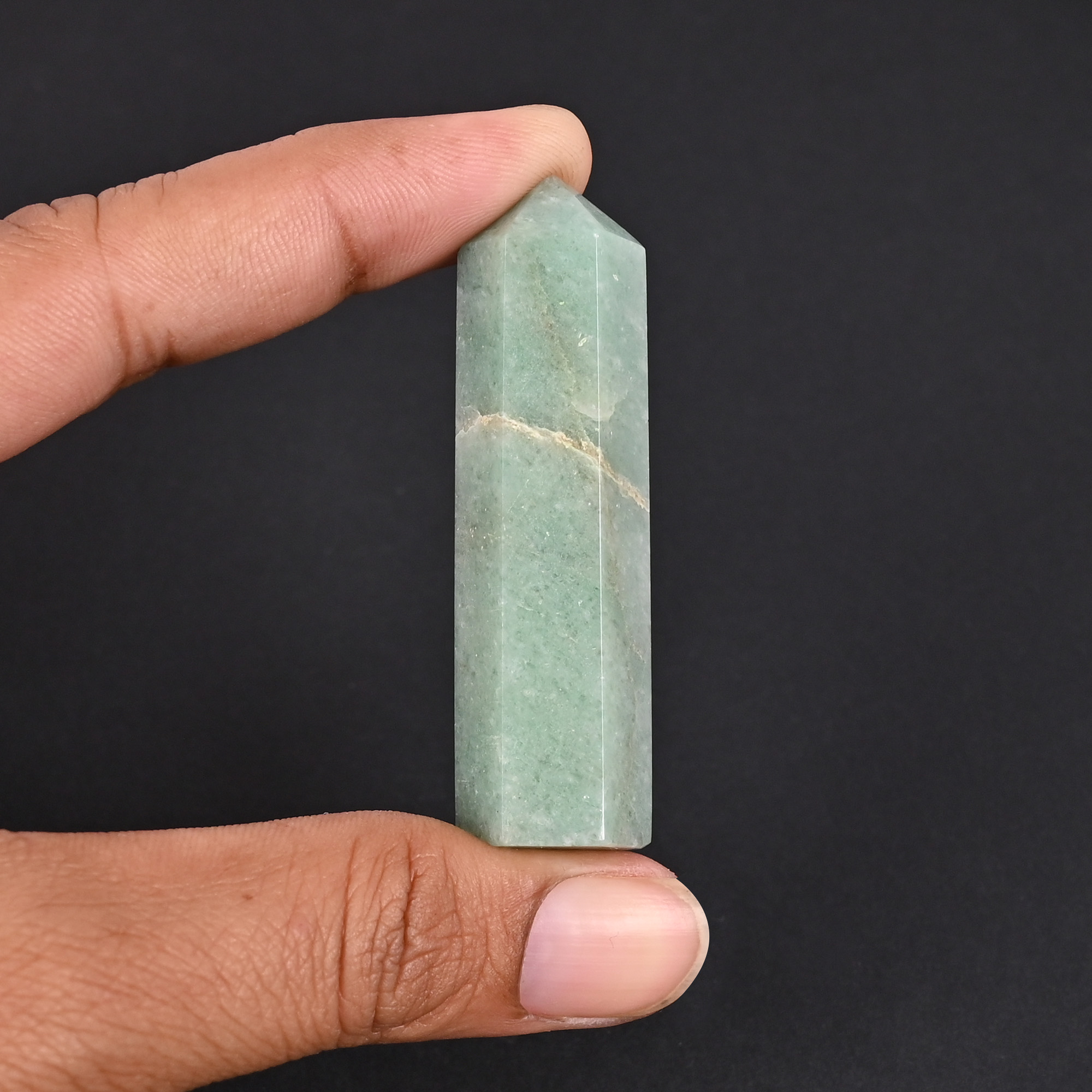 Natural Aquamarine Loose Gemstone 1426 Carat Pencil Shape 60x15 mm Faceted Cut for Jewelry Making 1 Pcs