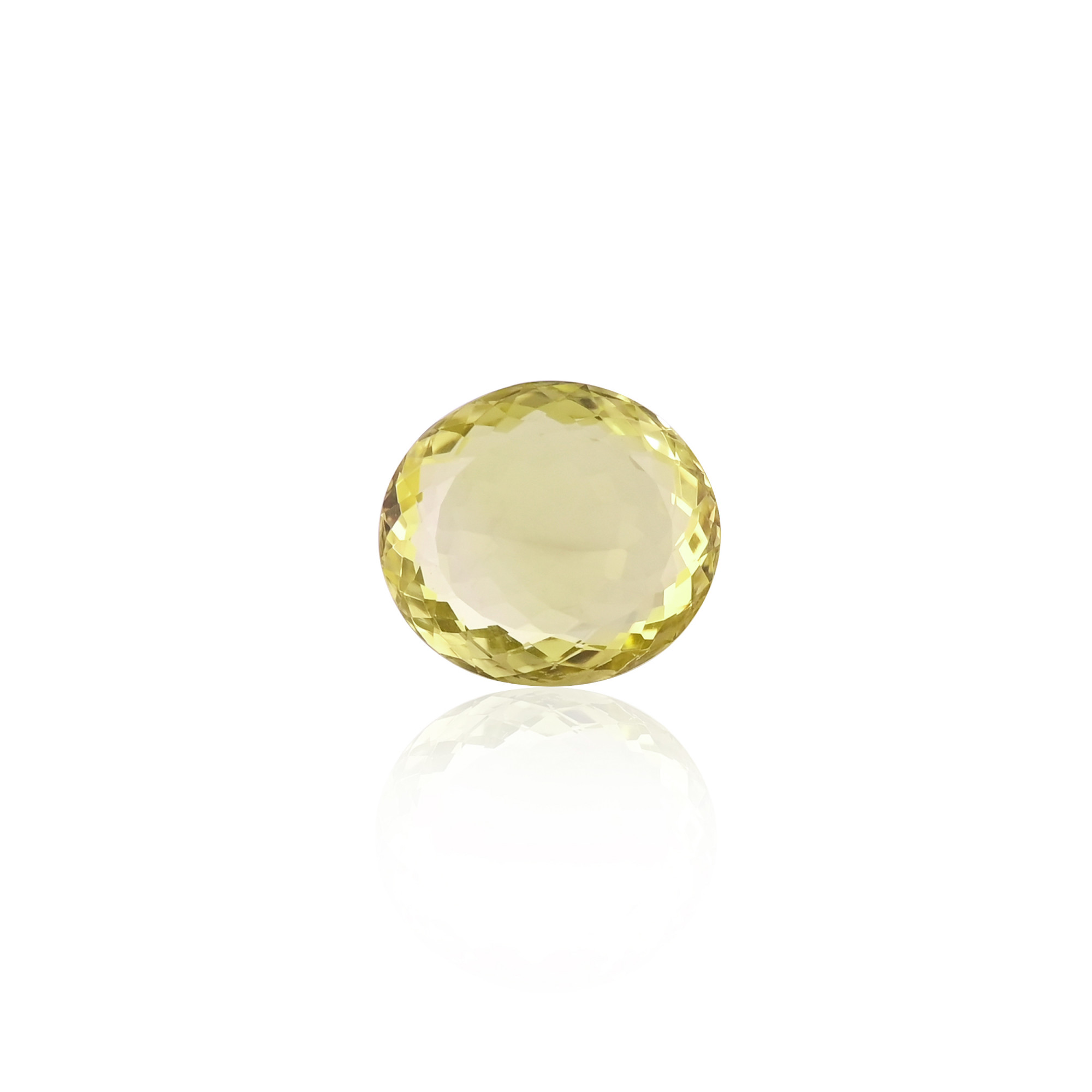 Natural Lemon Quartz 23X21MM Oval Normal Cut 3630Cts 1 Piece Gemstone For Making Jewelry