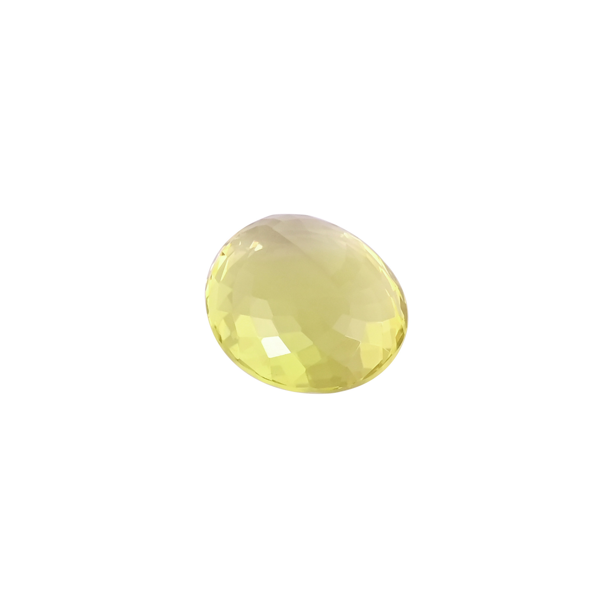 Natural Lemon Quartz 24X19MM Oval Normal Cut 3125Cts 1 Piece Gemstone For Making Jewelry