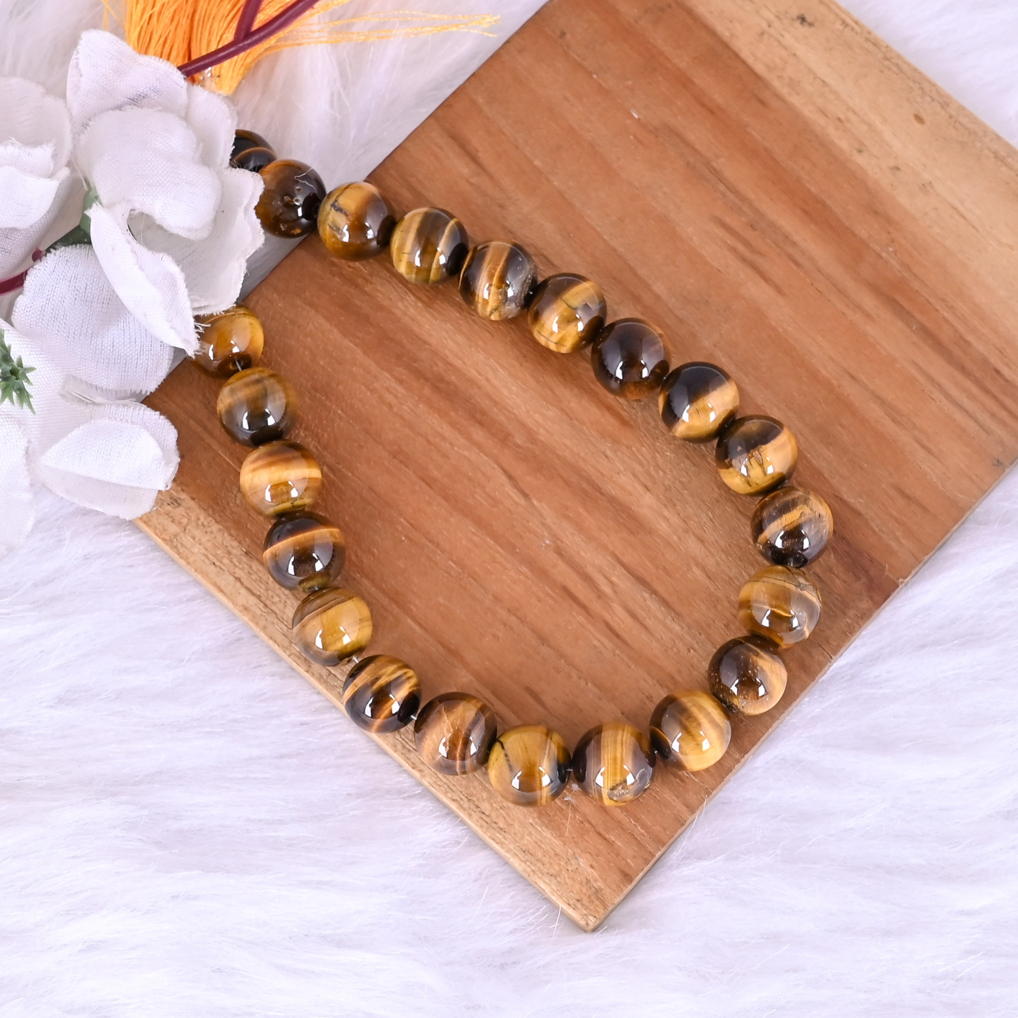Tiger Eye Loose Gemstone 527 Gram 12x12 mm Round Briolette Smooth Beads Strand for Jewelry Making  1 Line Strand