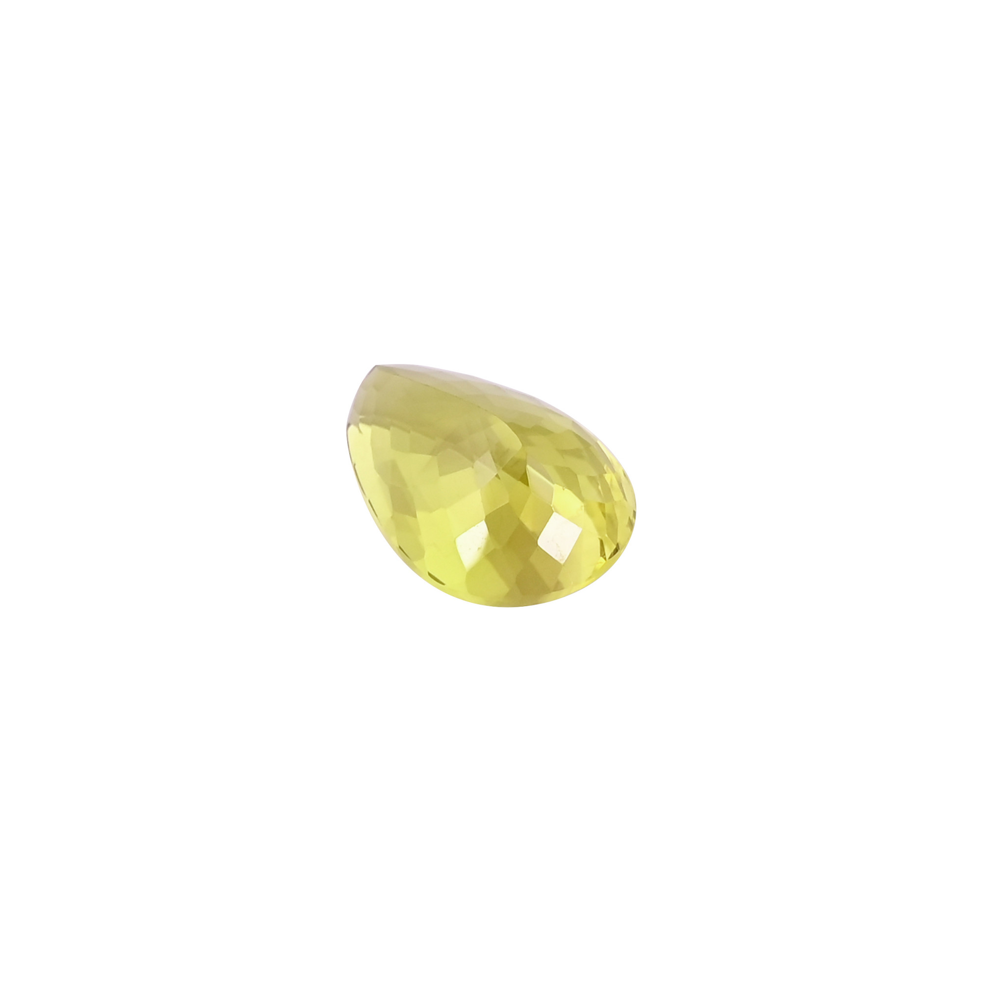 Natural Lemon Quartz 24X16MM Pear Normal Cut 3035Cts 1 Piece Gemstone For Making Jewelry