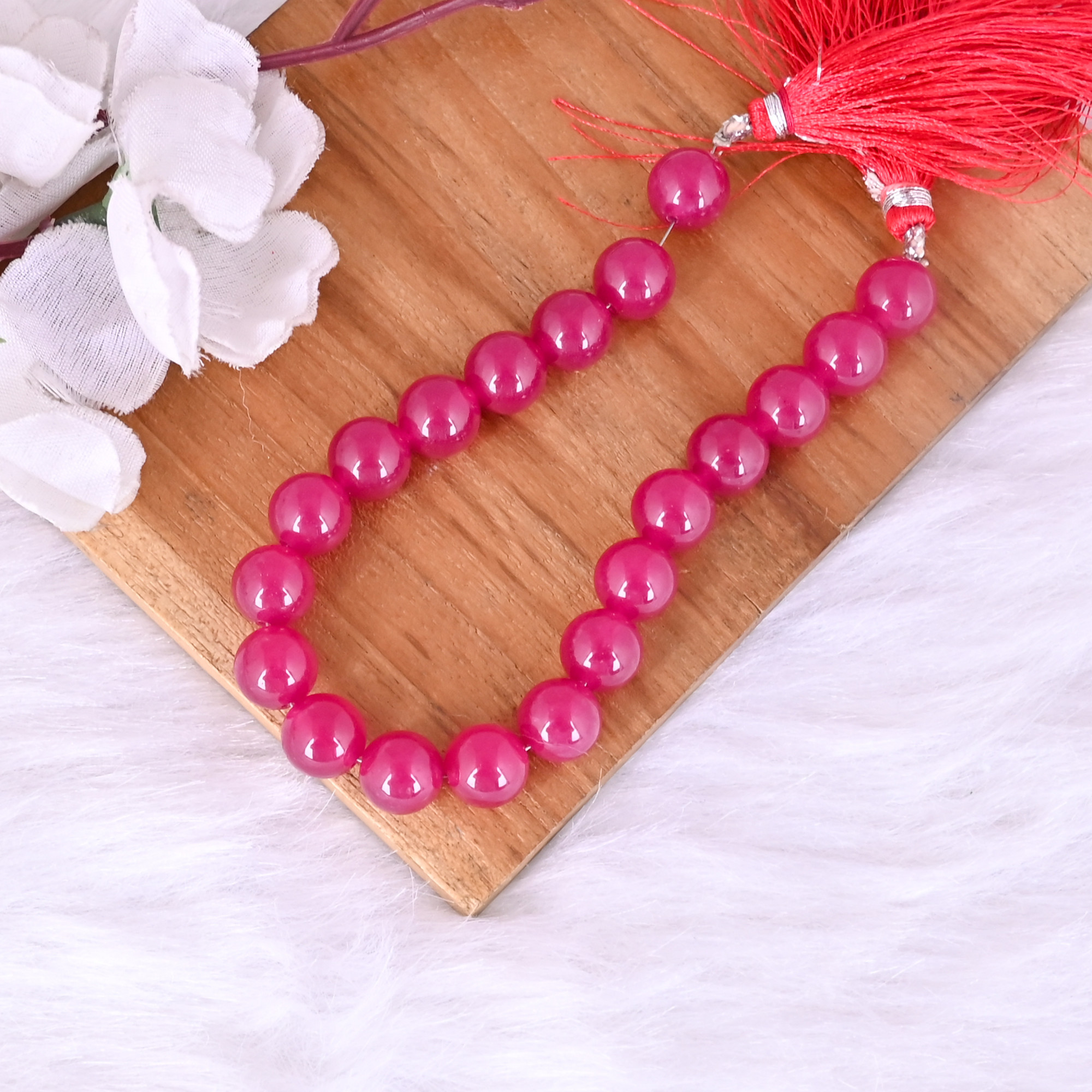 Natural Agate Loose Gemstone 32 Gram 10x10 mm Round Briolette Faceted Beads Strand for Jewelry Making 1 Line Strand