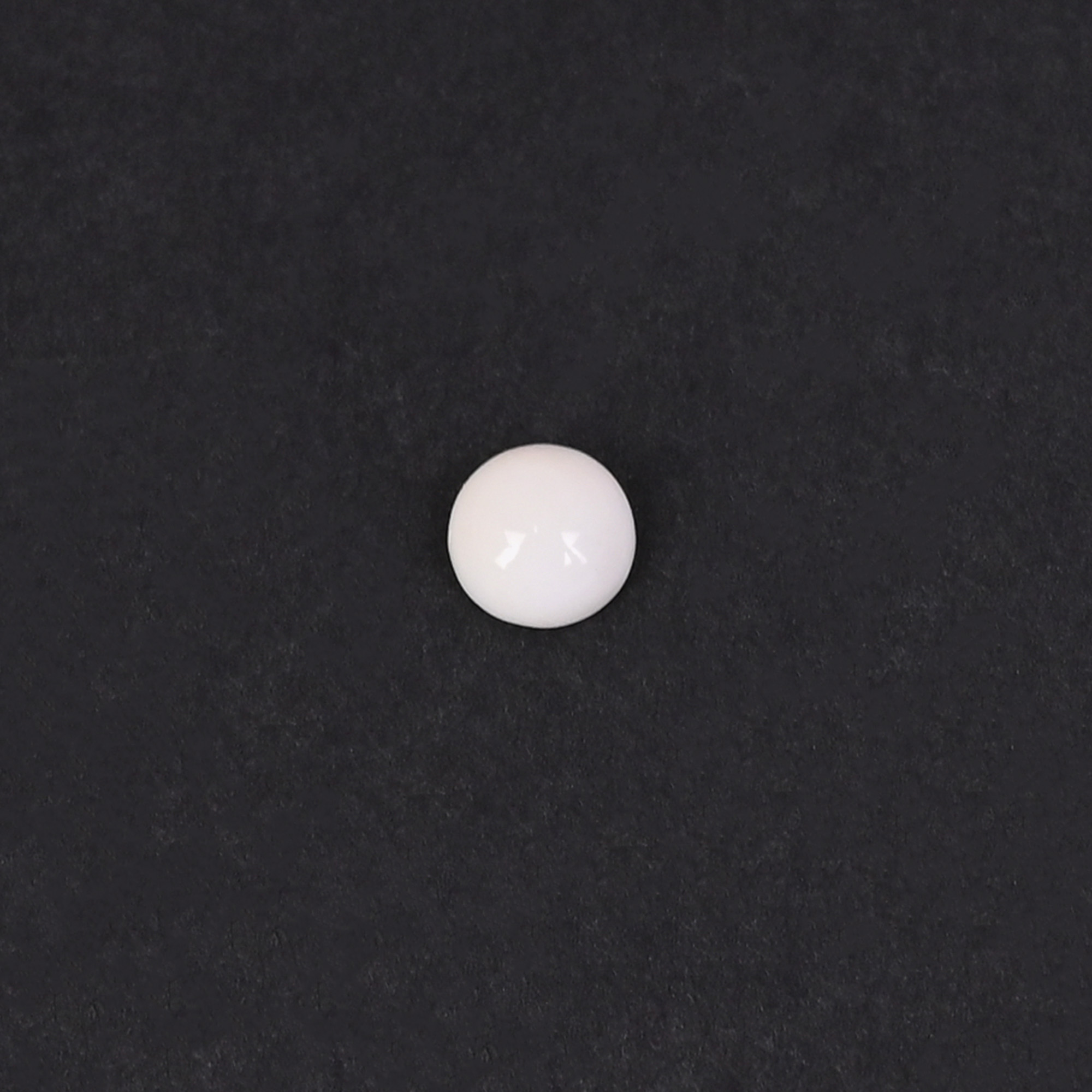 Natural White Opal Loose Gemstone 05 Carat Round 5x5 mm Flat-back Cabochon for Jewelry Making 1 Pcs