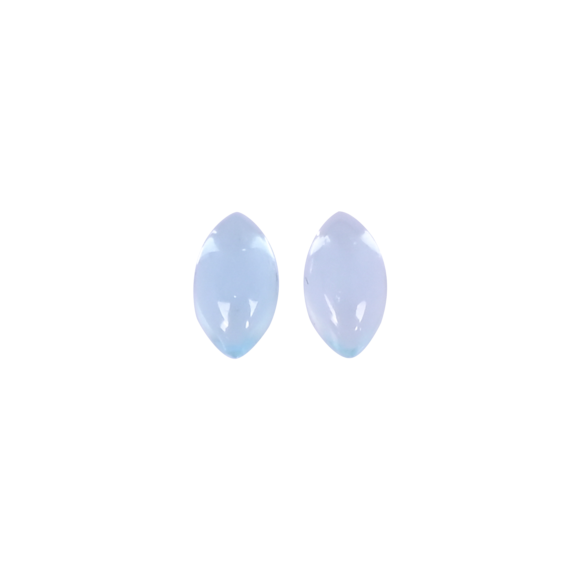 Natural Sky Blue Topaz Loose Gemstone 05 Carat Marquise 6x3 mm Flat-back Faceted for Jewelry Making  1 Pair